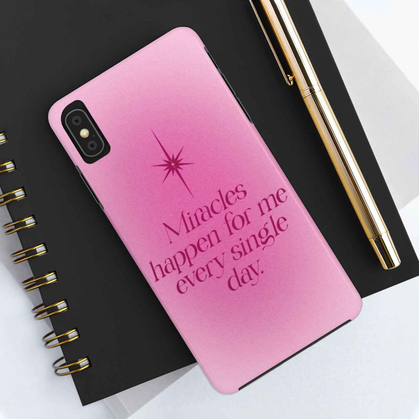 Miracles Happen Affirmation Phone Case