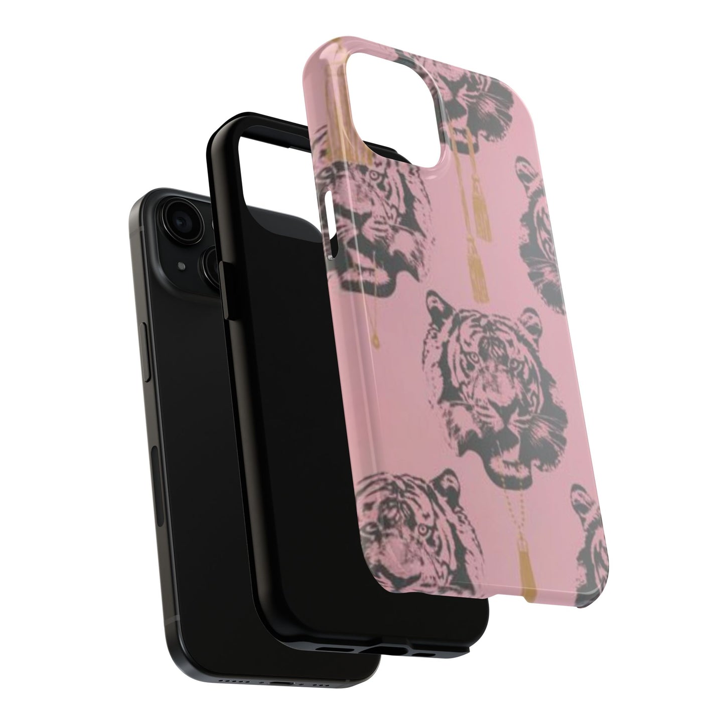 Pink Tiger Print Fashion Phone Case