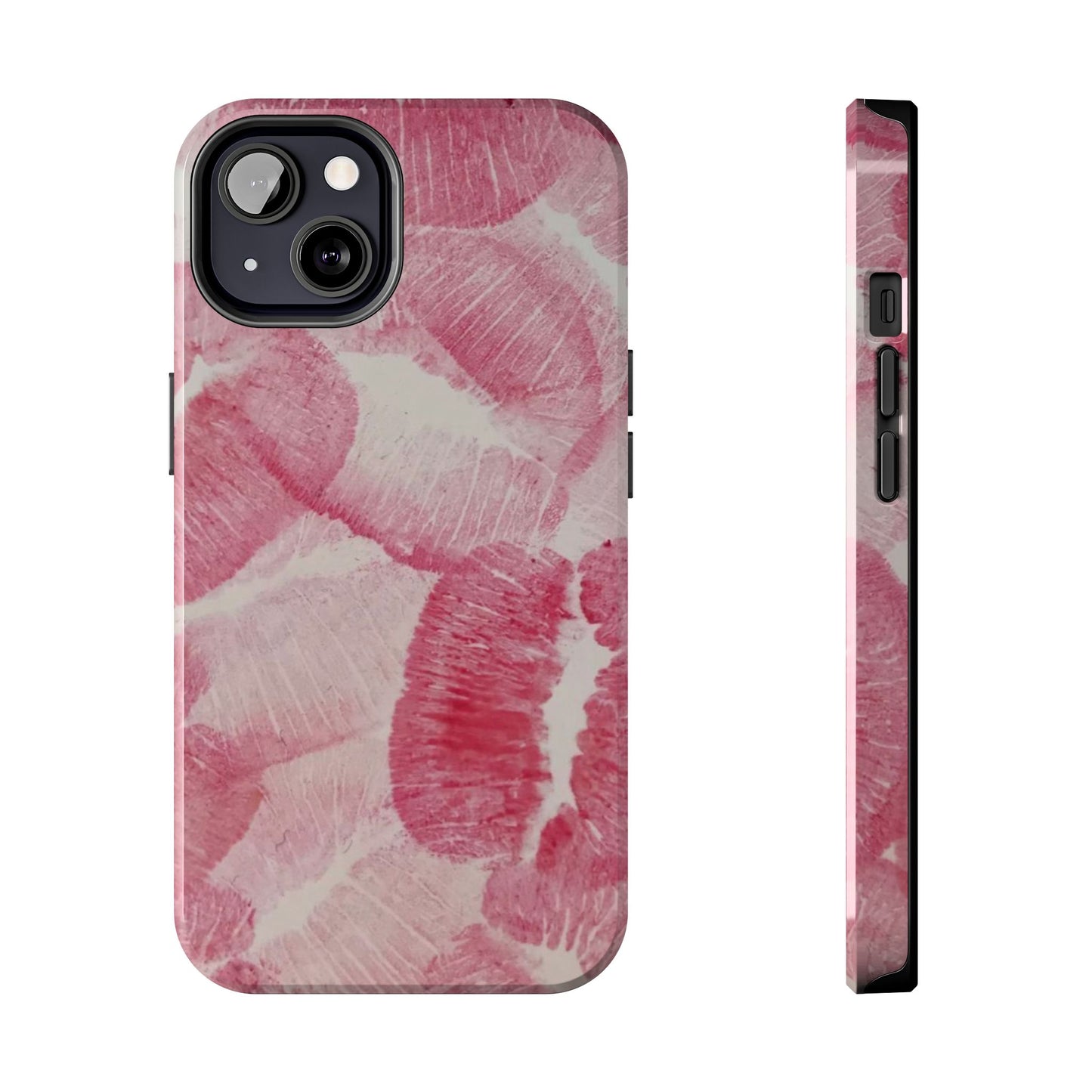 Pink Kiss Lipstick Fashion Aesthetic Glossy Phone Case