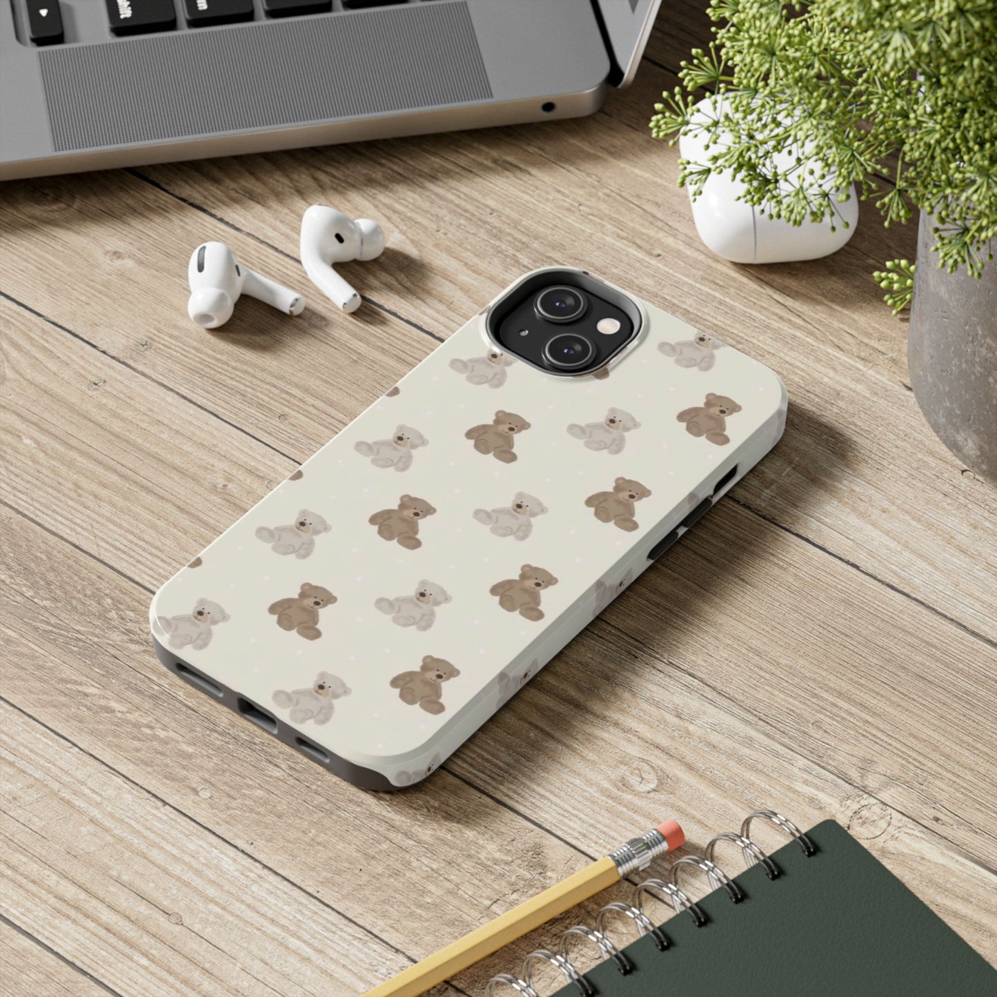 Teddy Bear Glossy Phone Case