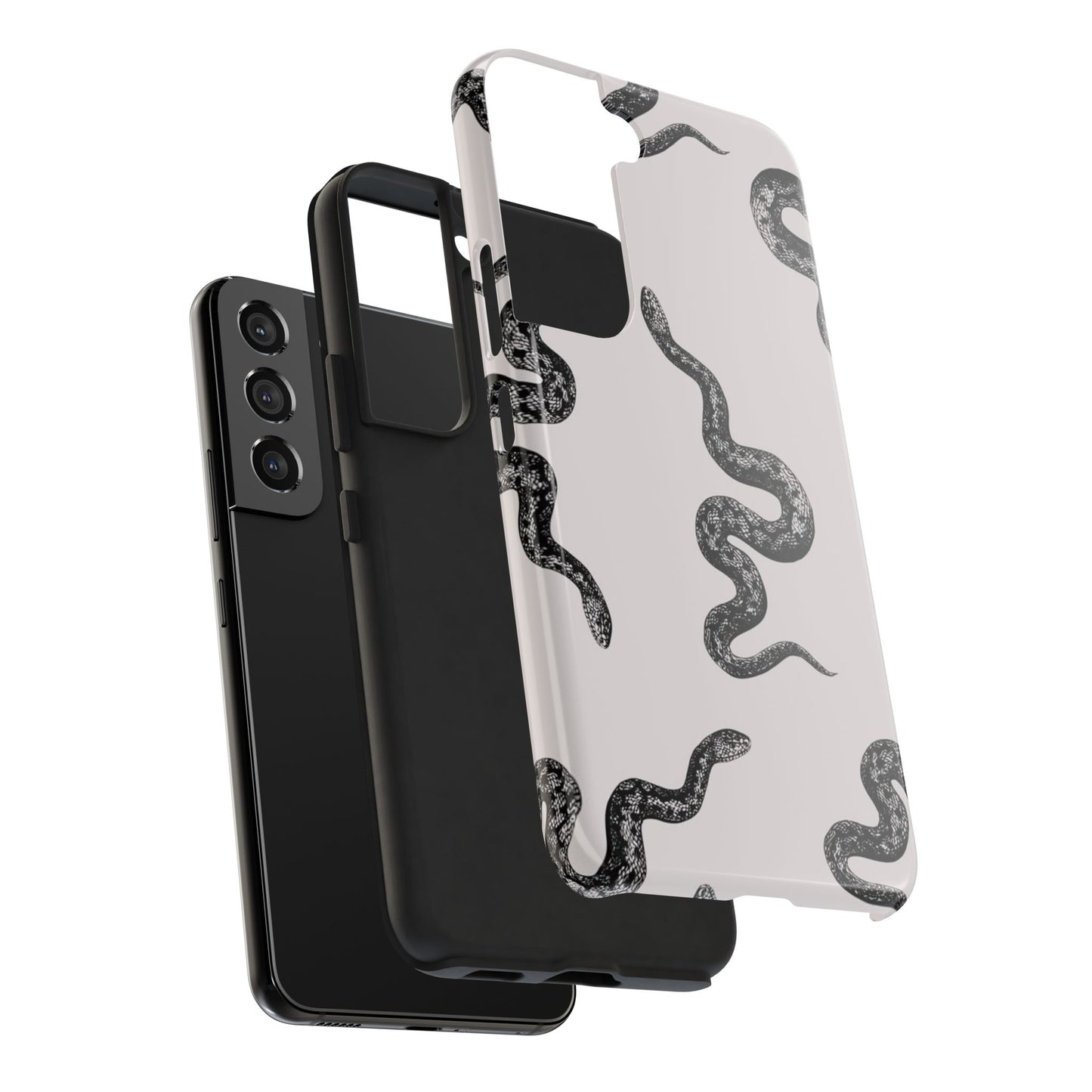 Snake Print Aesthetic Glossy Phone Case
