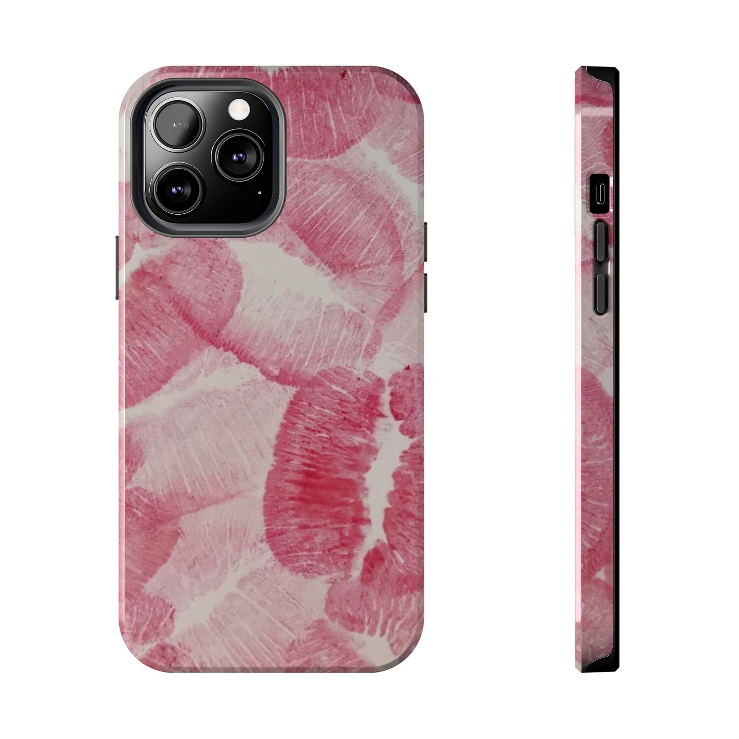 Pink Kiss Lipstick Fashion Aesthetic Glossy Phone Case