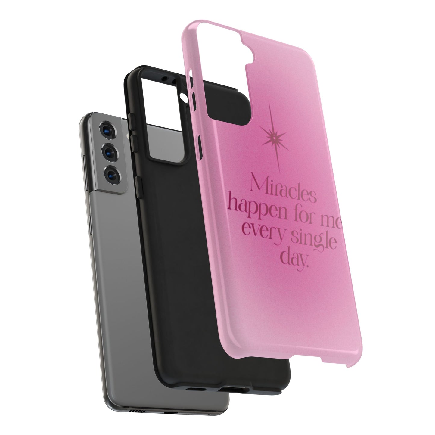 Miracles Happen Affirmation Phone Case