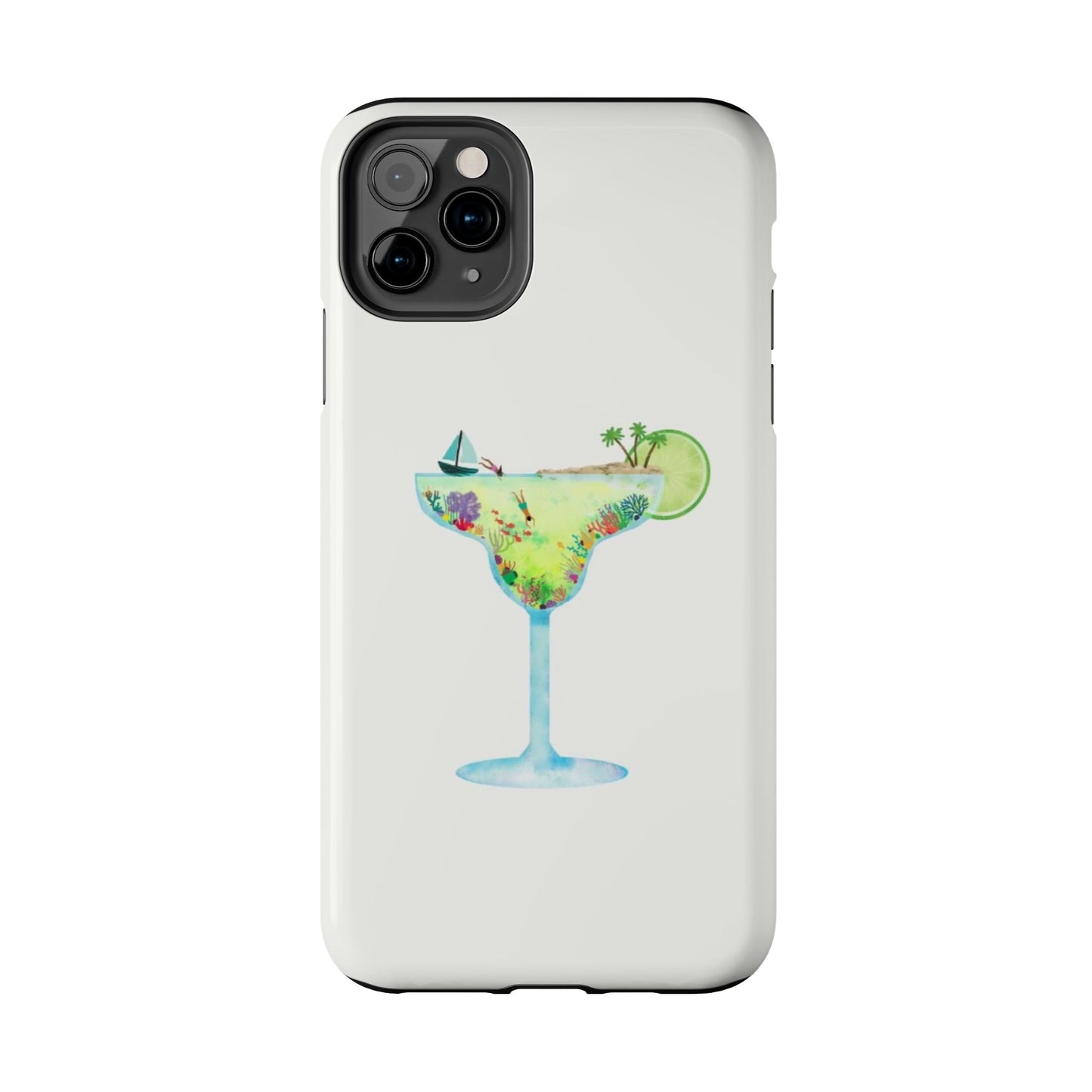 Glossy Phone Case, Summer Phone Case, Cute, Glossy Phone Case, Coastal Summer