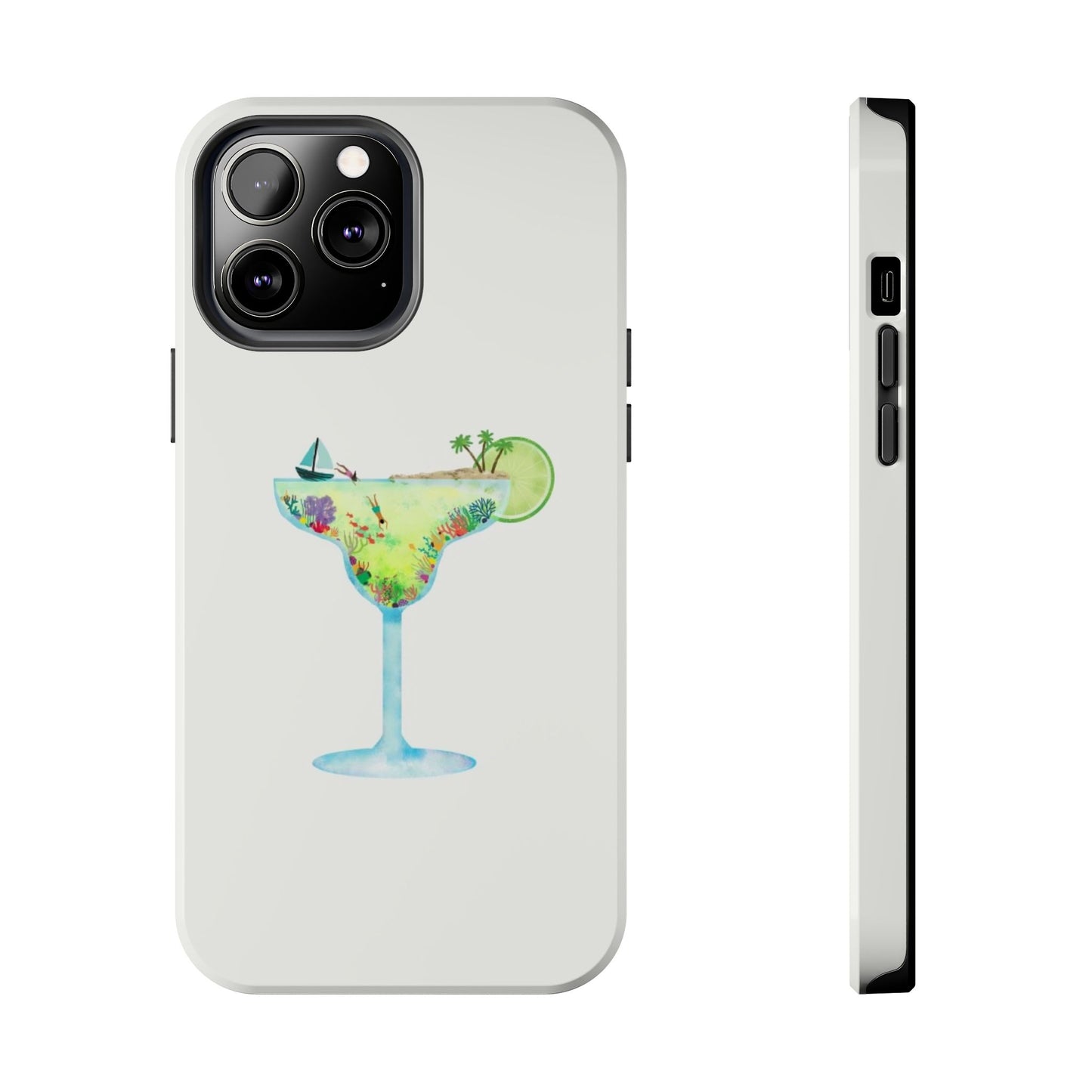 Glossy Phone Case, Summer Phone Case, Cute, Glossy Phone Case, Coastal Summer