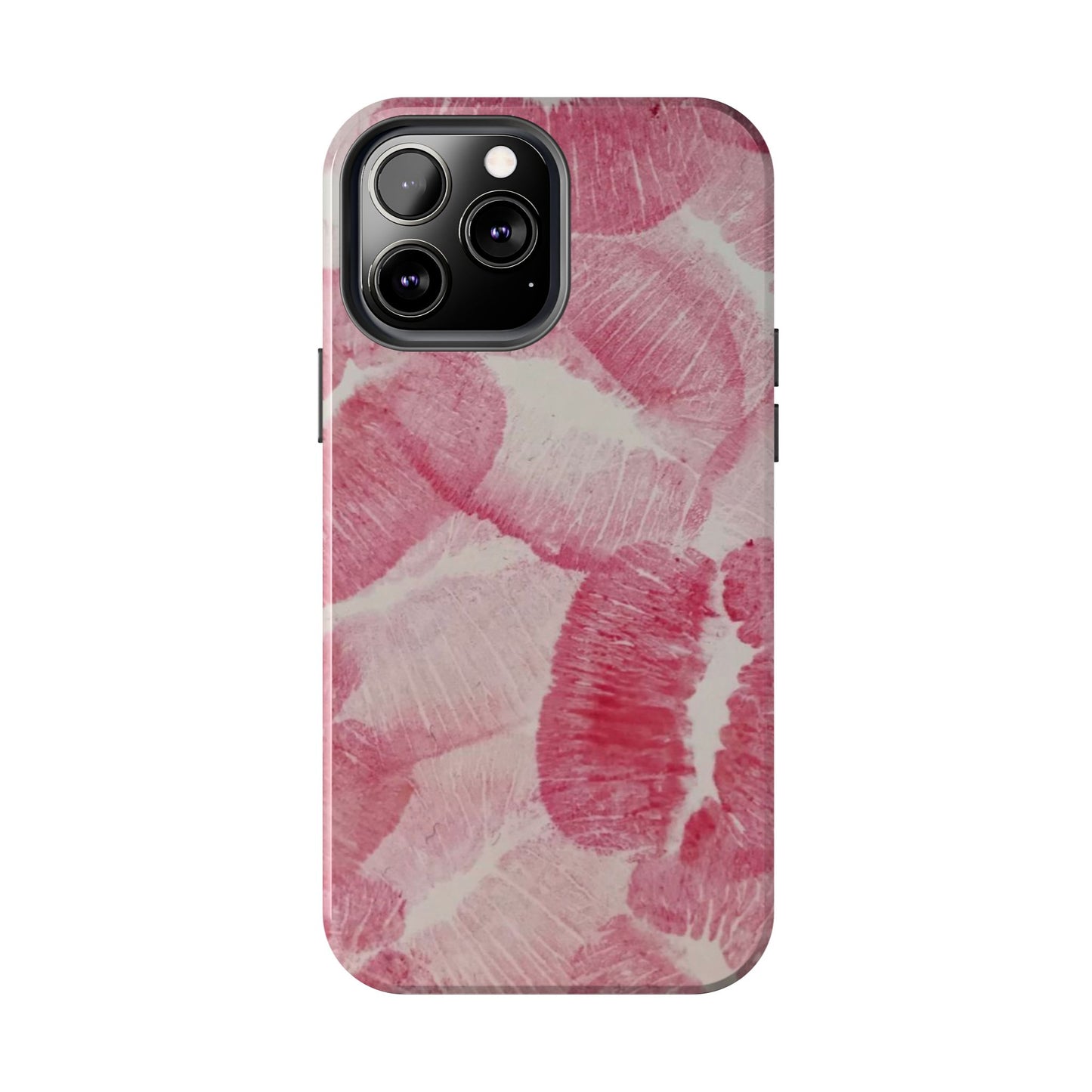 Pink Kiss Lipstick Fashion Aesthetic Glossy Phone Case