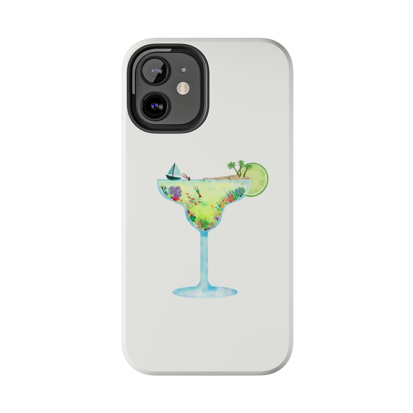 Glossy Phone Case, Summer Phone Case, Cute, Glossy Phone Case, Coastal Summer