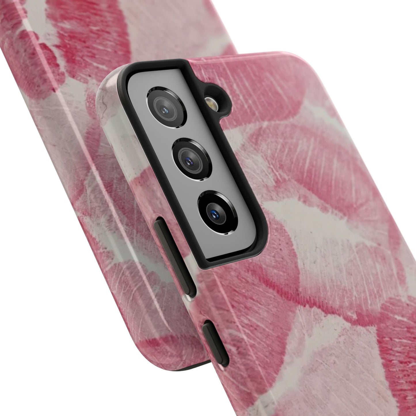 Pink Kiss Lipstick Fashion Aesthetic Glossy Phone Case