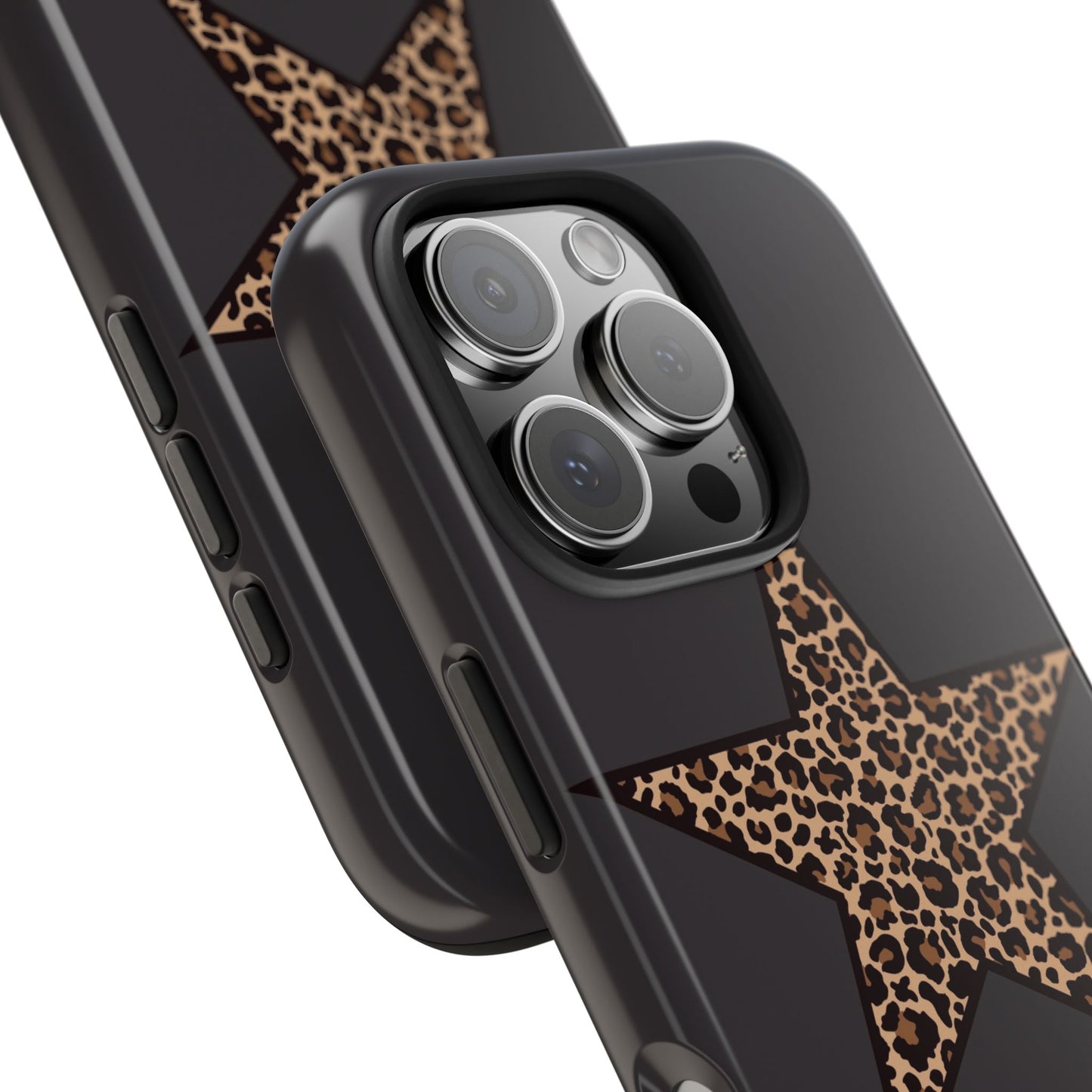 Cheetah Print Star Scandi Style Phone Case