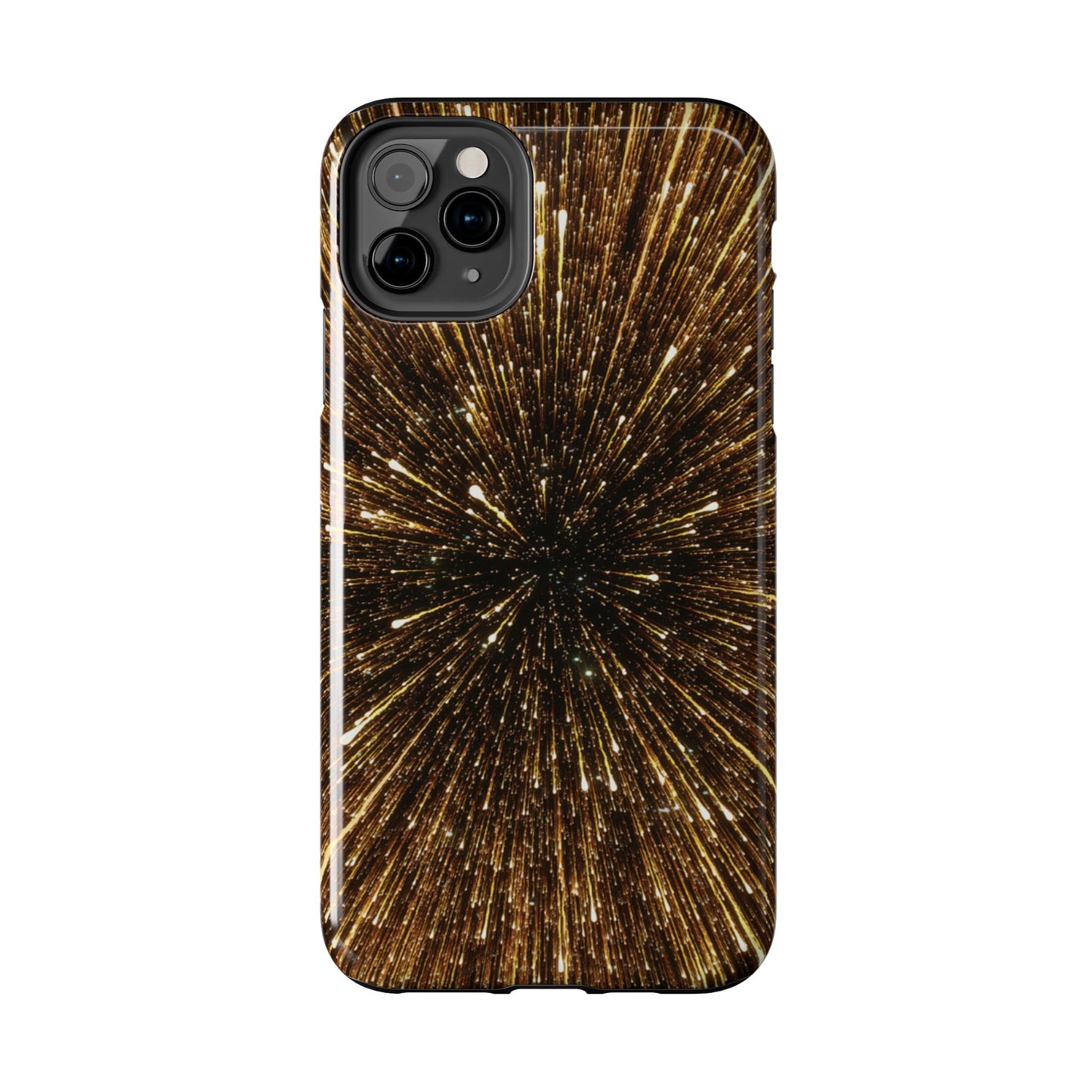 Star Burst Gold Galaxy Phone Case