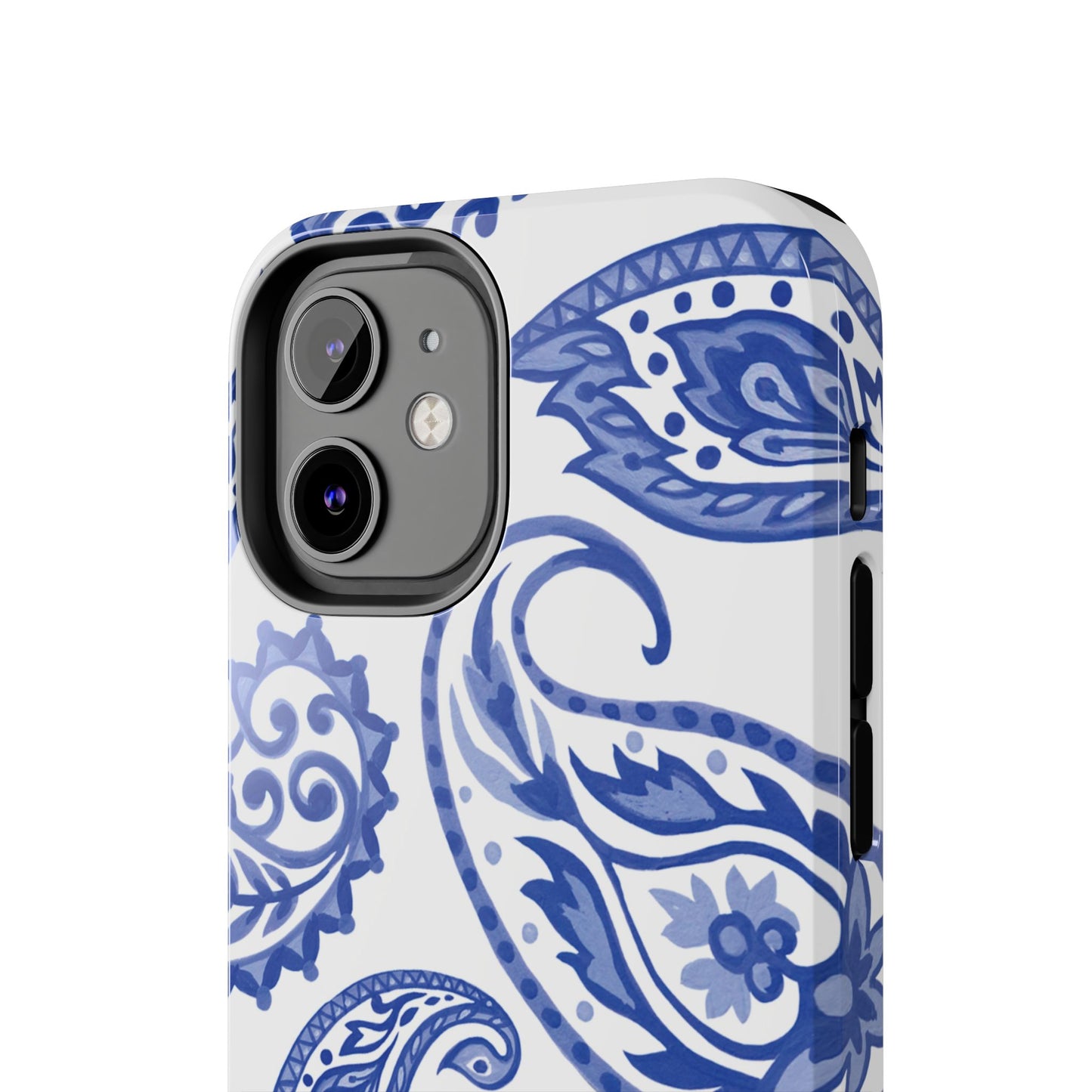 Paisley Blue and White phone case