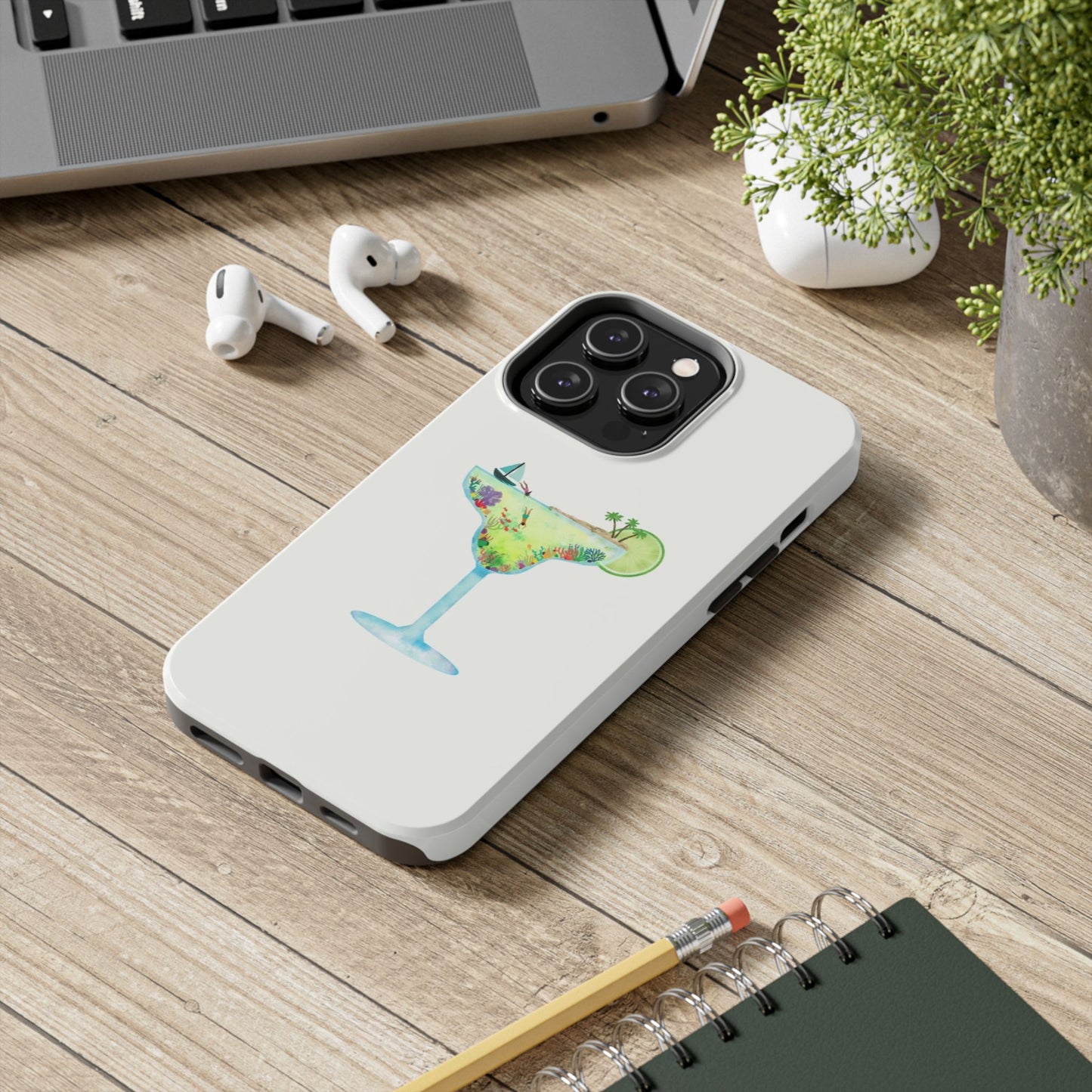 Glossy Phone Case, Summer Phone Case, Cute, Glossy Phone Case, Coastal Summer