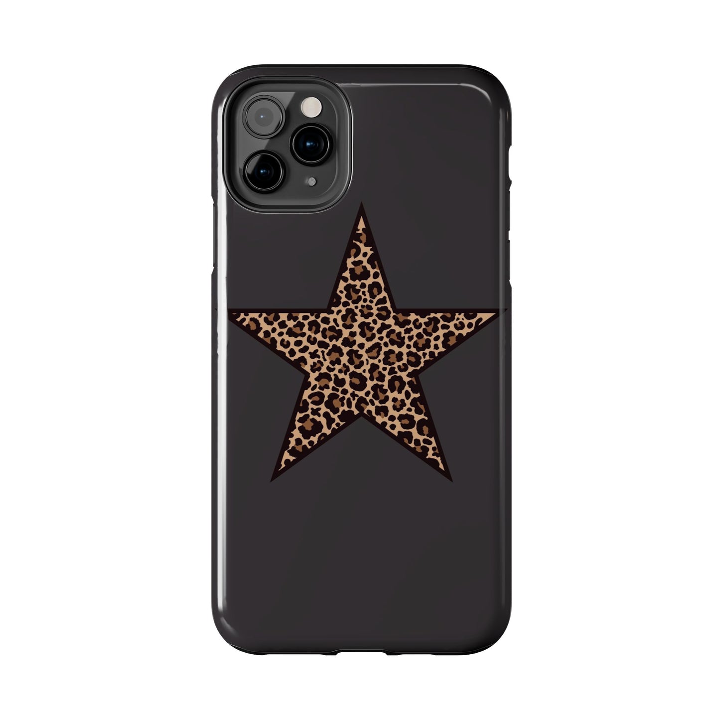 Cheetah Print Star Scandi Style Phone Case