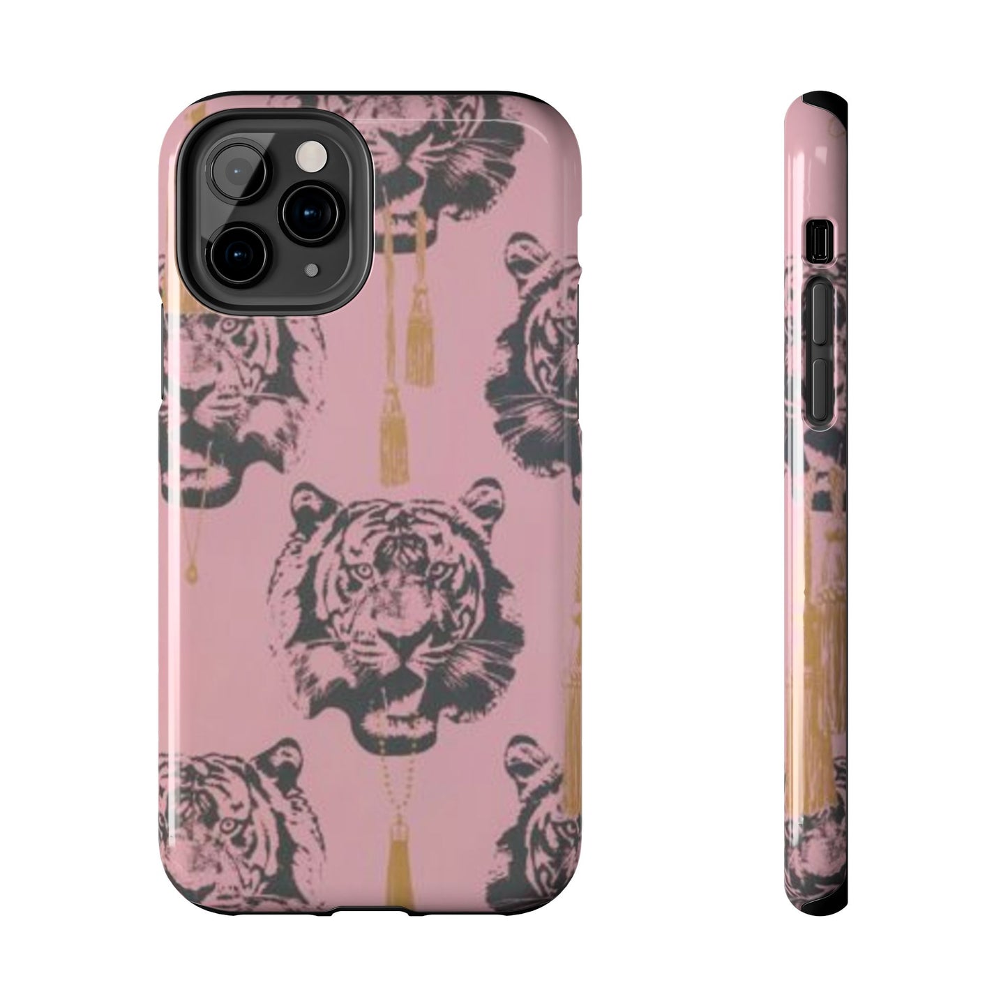 Pink Tiger Print Fashion Phone Case