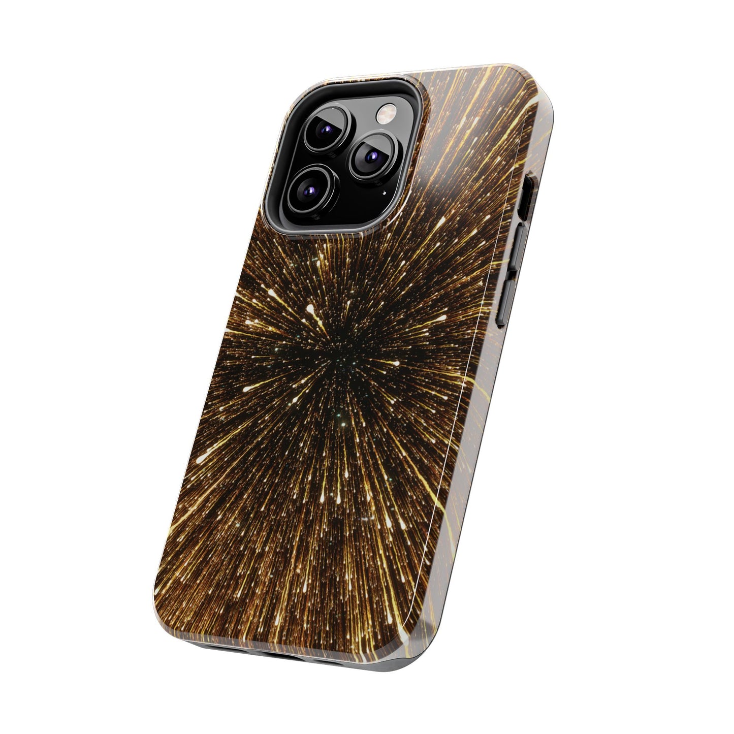 Star Burst Gold Galaxy Phone Case