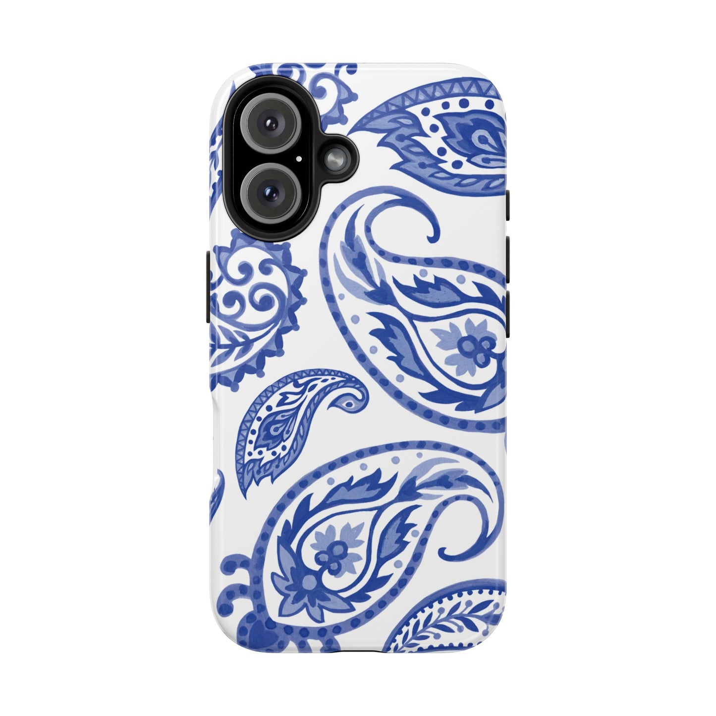 Paisley Blue and White phone case