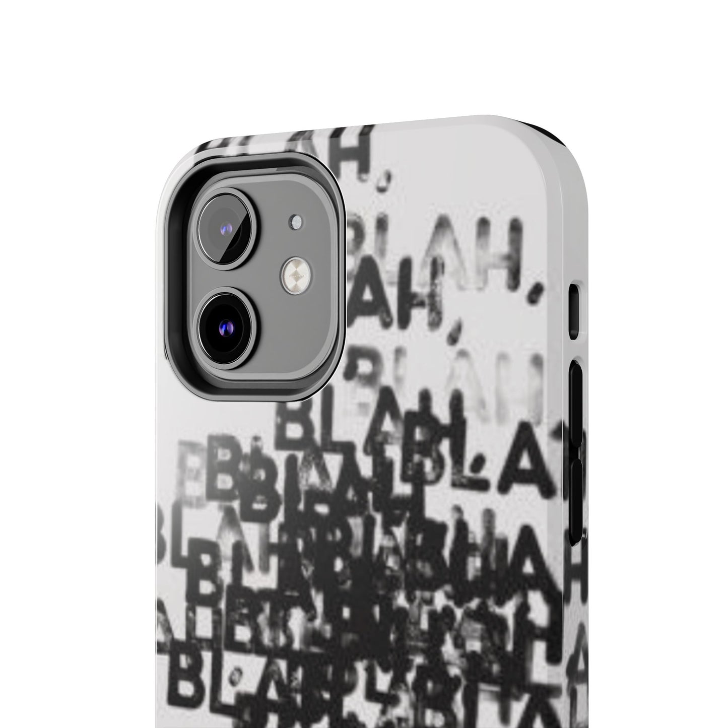 Blah Blah Blah Print Phone Case