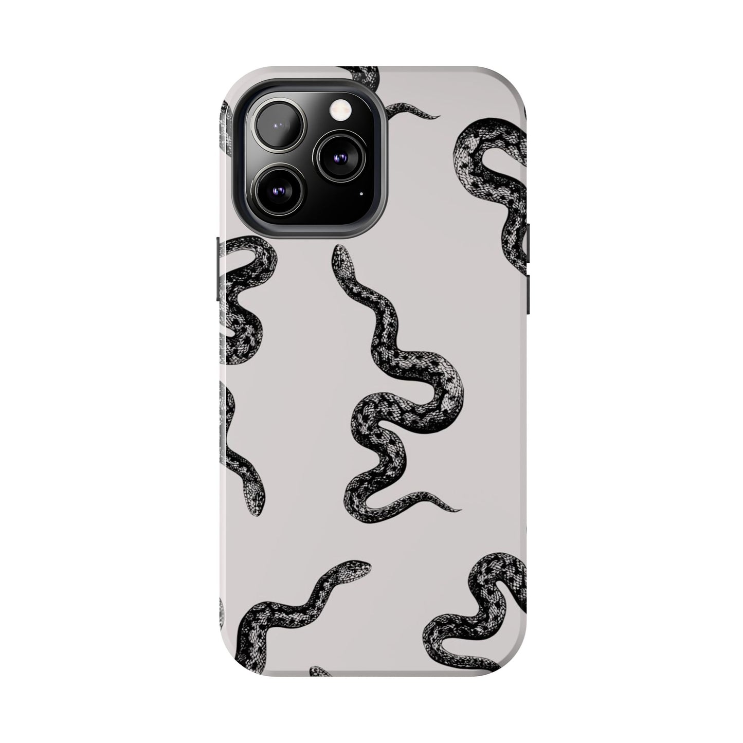 Snake Print Aesthetic Glossy Phone Case