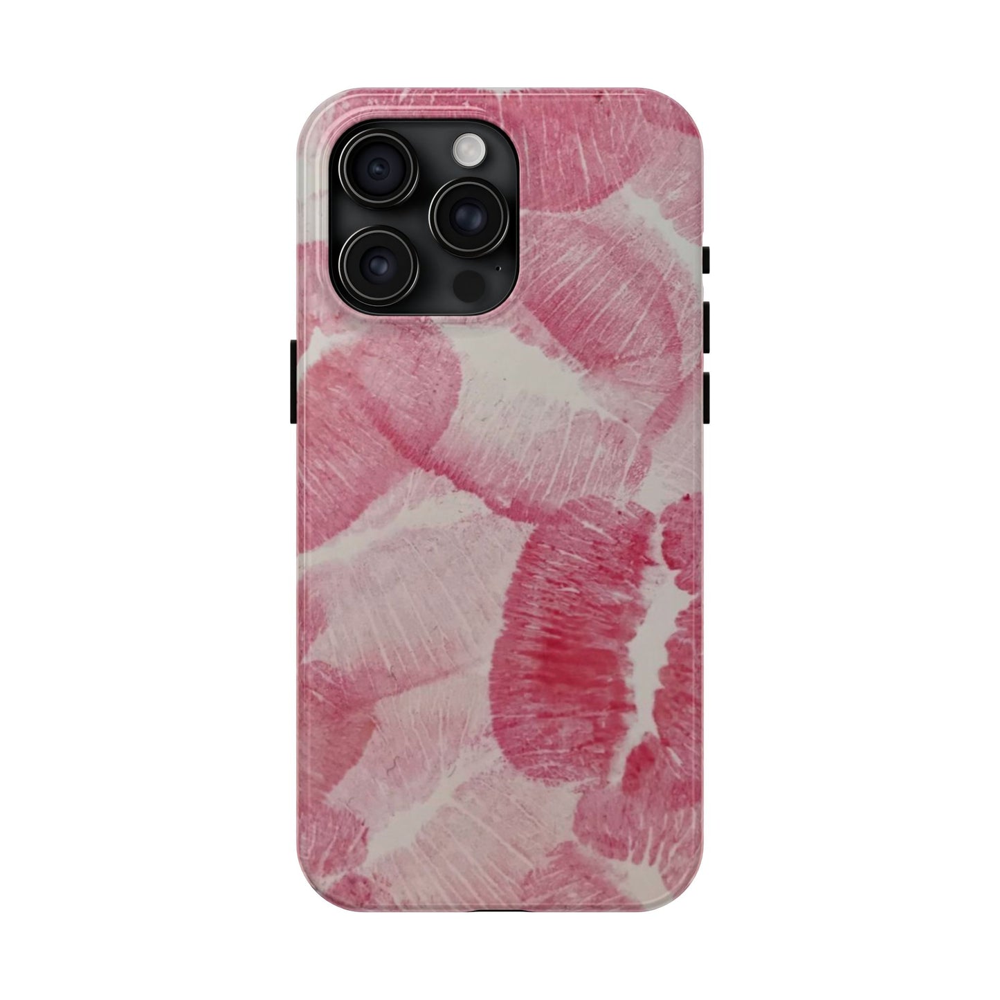 Pink Kiss Lipstick Fashion Aesthetic Glossy Phone Case