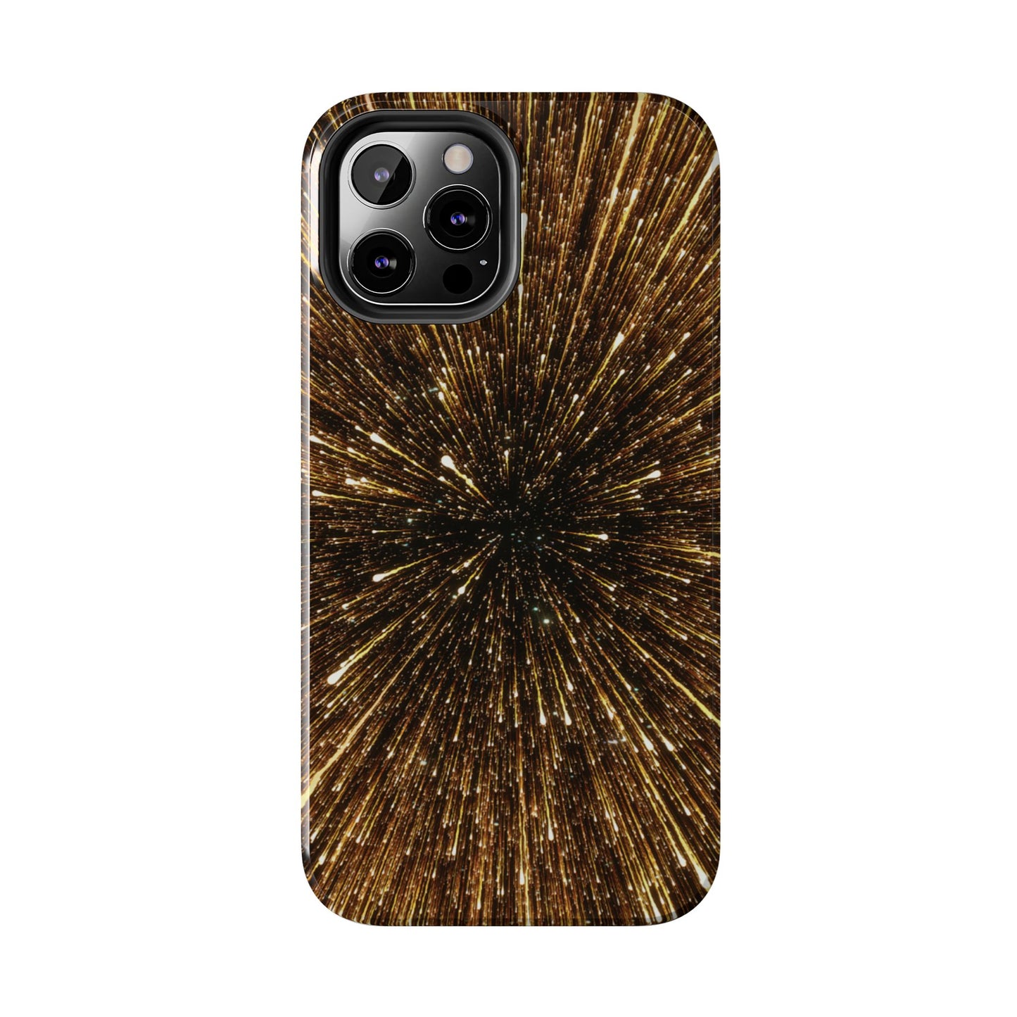 Star Burst Gold Galaxy Phone Case