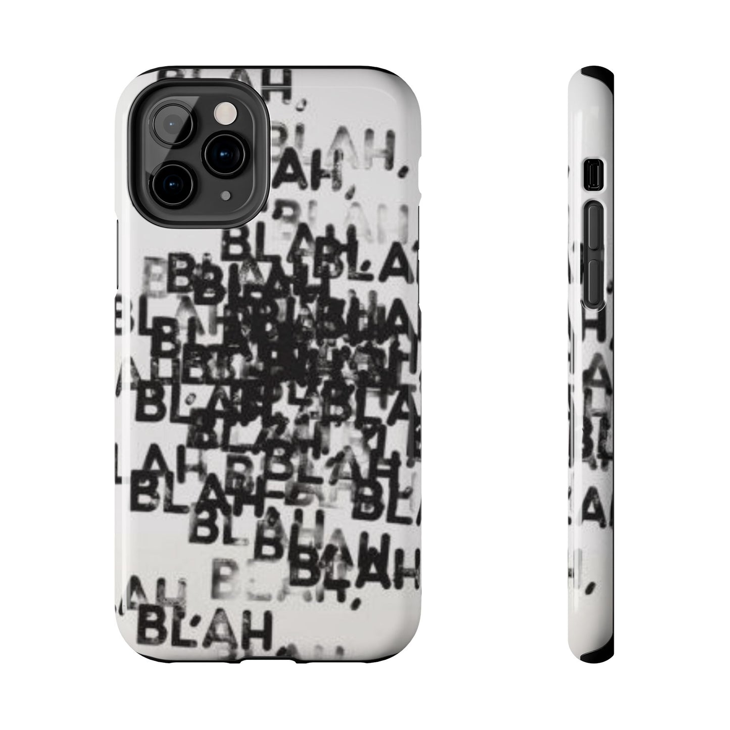 Blah Blah Blah Print Phone Case