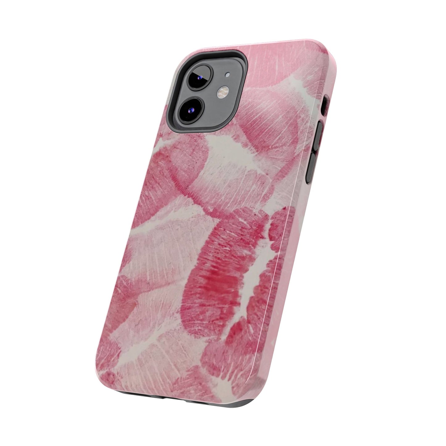 Pink Kiss Lipstick Fashion Aesthetic Glossy Phone Case