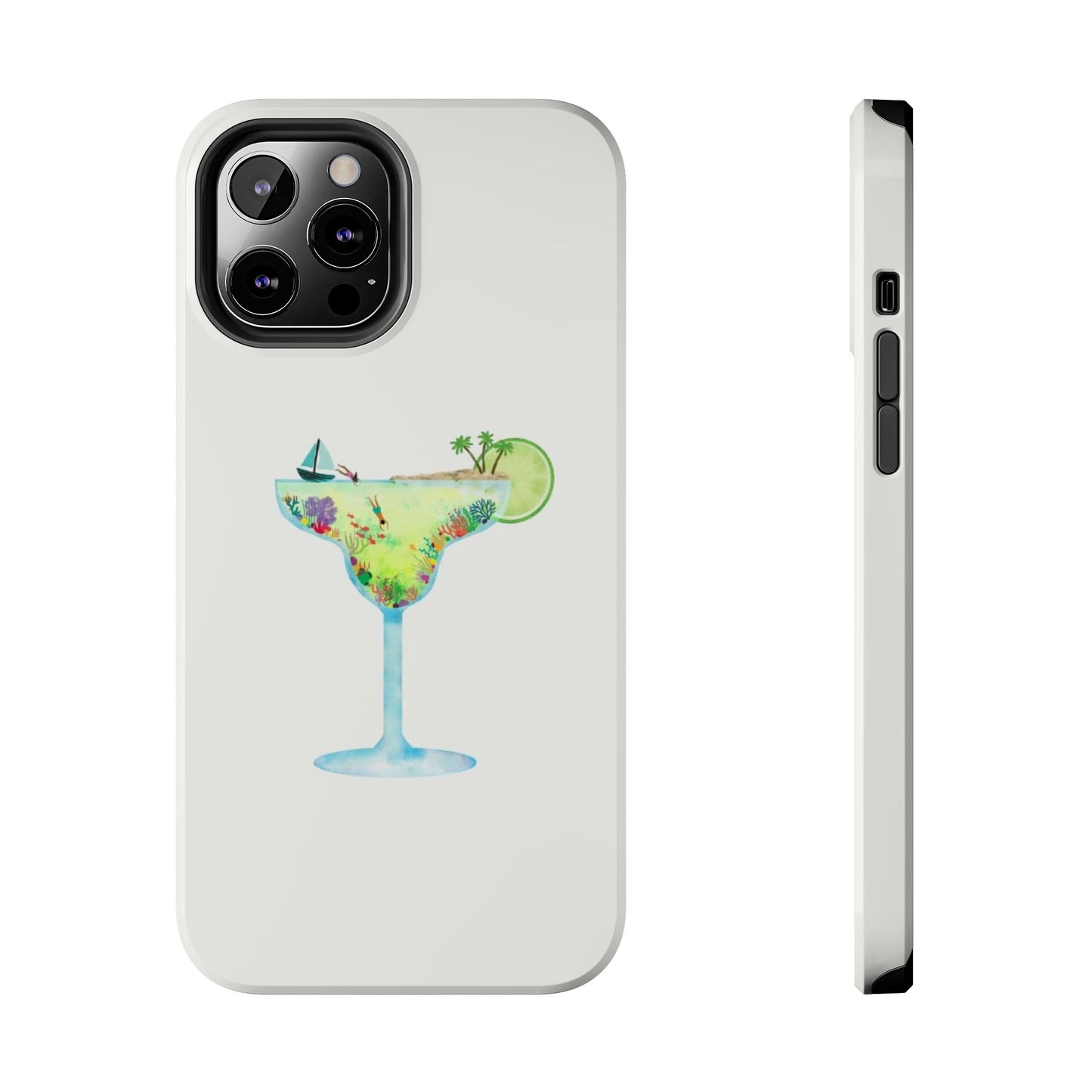 Glossy Phone Case, Summer Phone Case, Cute, Glossy Phone Case, Coastal Summer