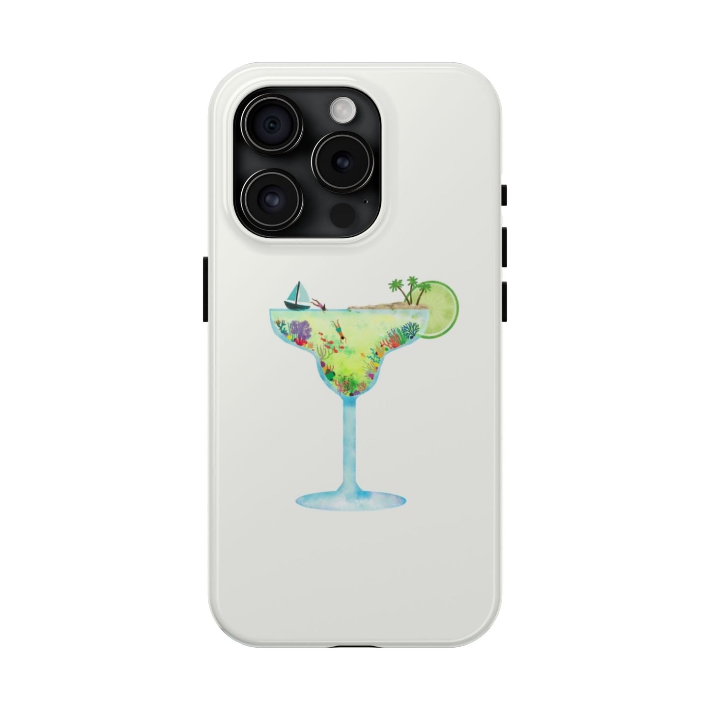 Glossy Phone Case, Summer Phone Case, Cute, Glossy Phone Case, Coastal Summer
