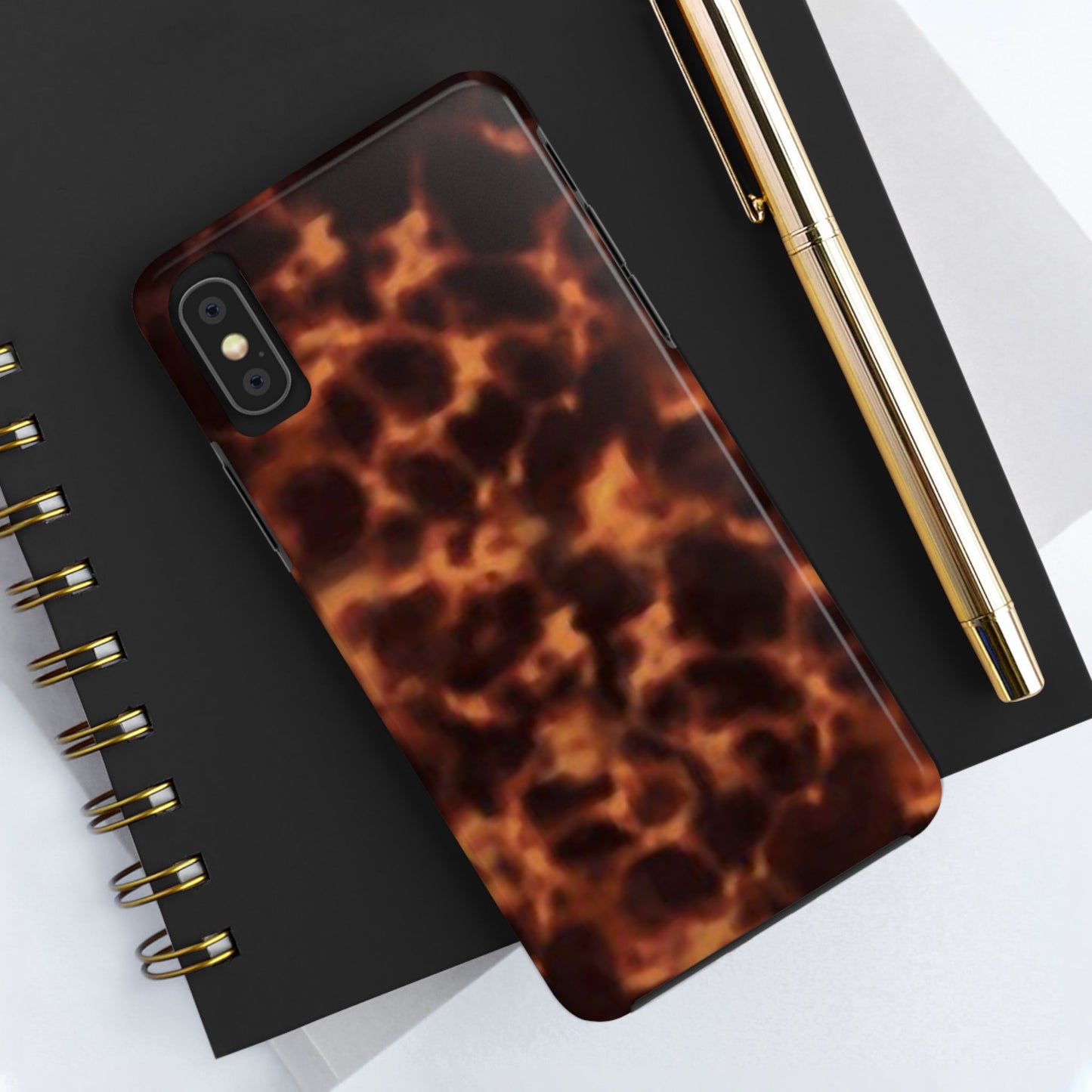 Tortoise Shell Glossy Phone Case,  Cool Girl Aesthetic