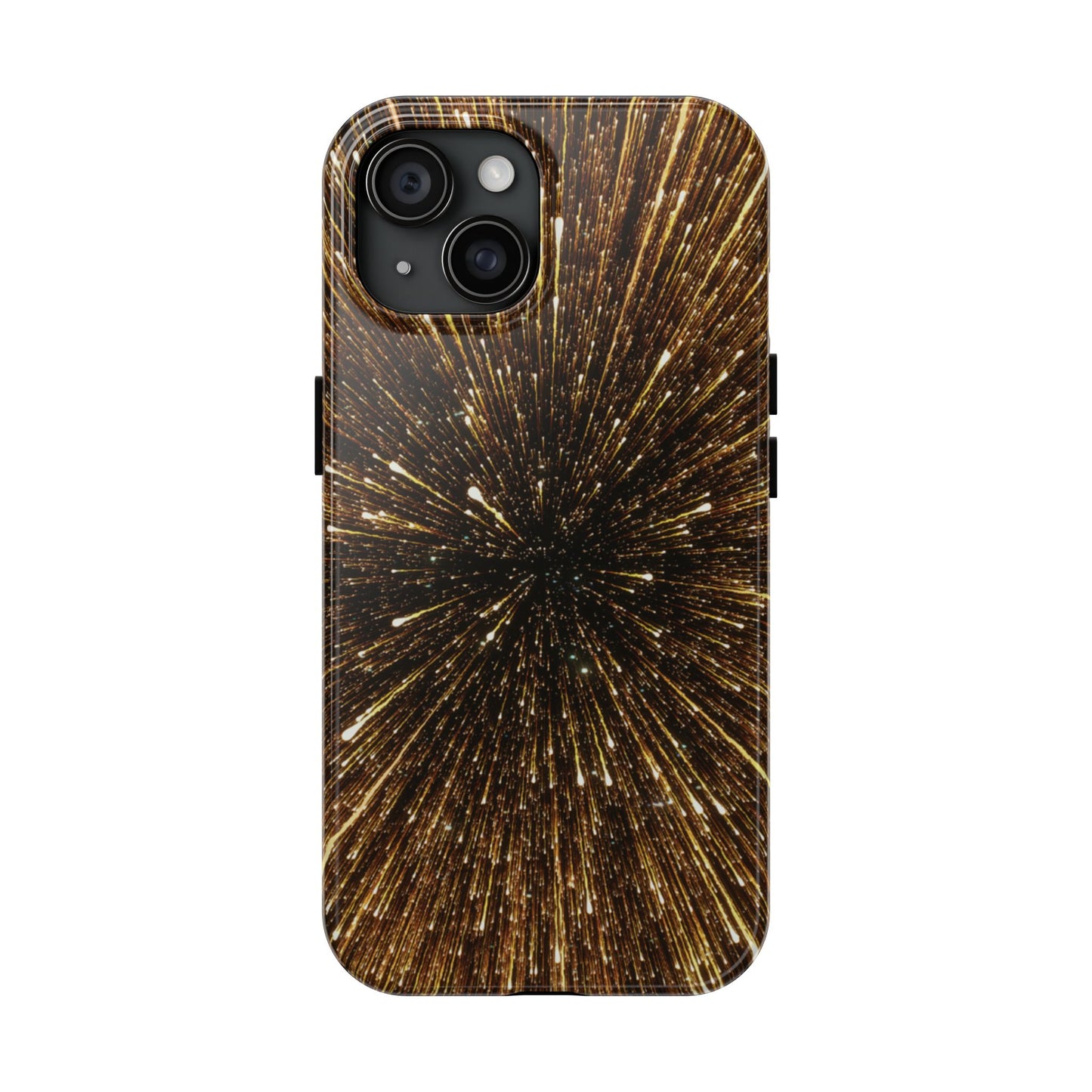 Star Burst Gold Galaxy Phone Case