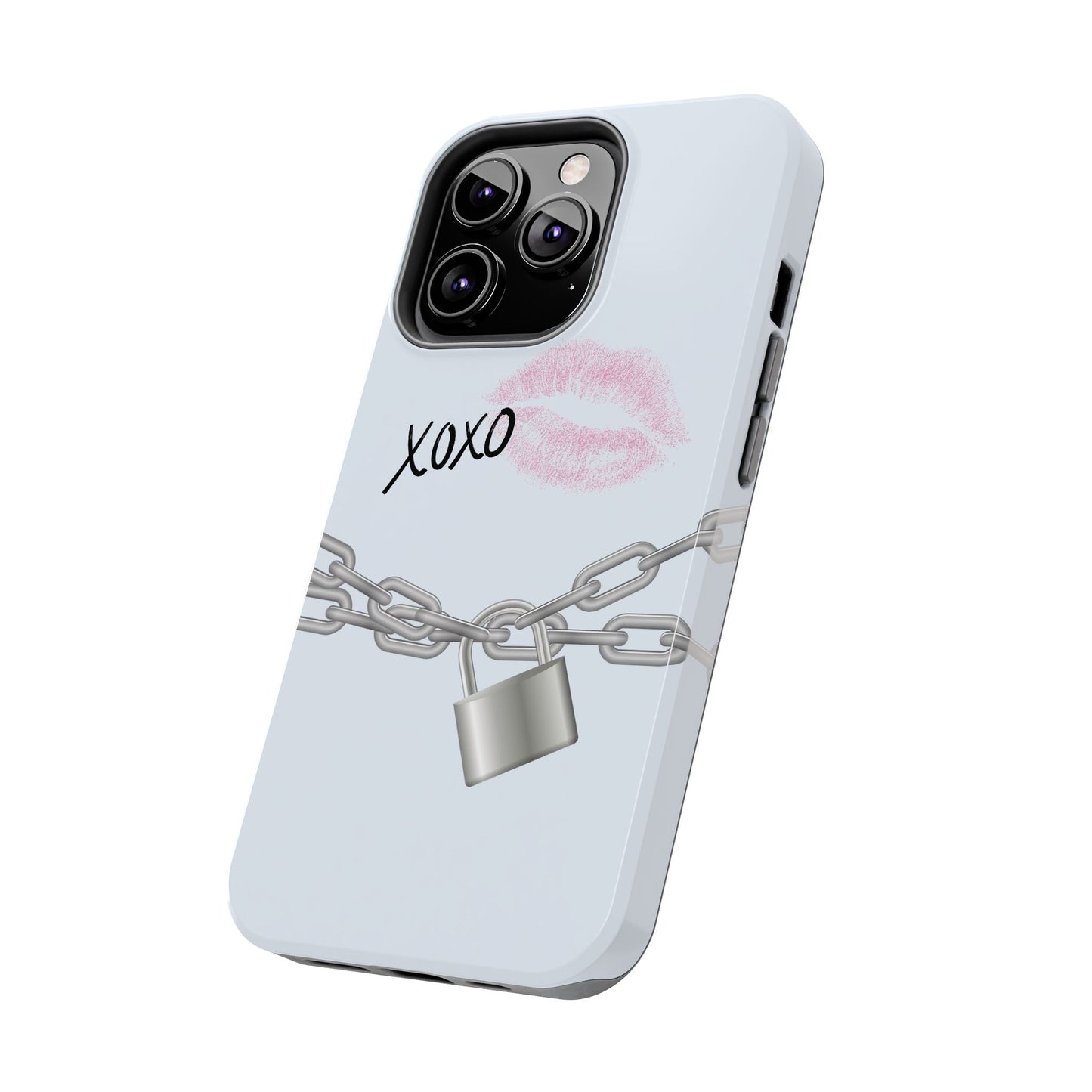 XOXO Love Lock Phone Case - Aesthetic Y2K Girly Style