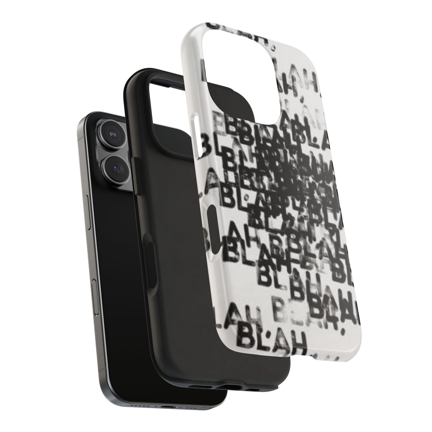 Blah Blah Blah Print Phone Case