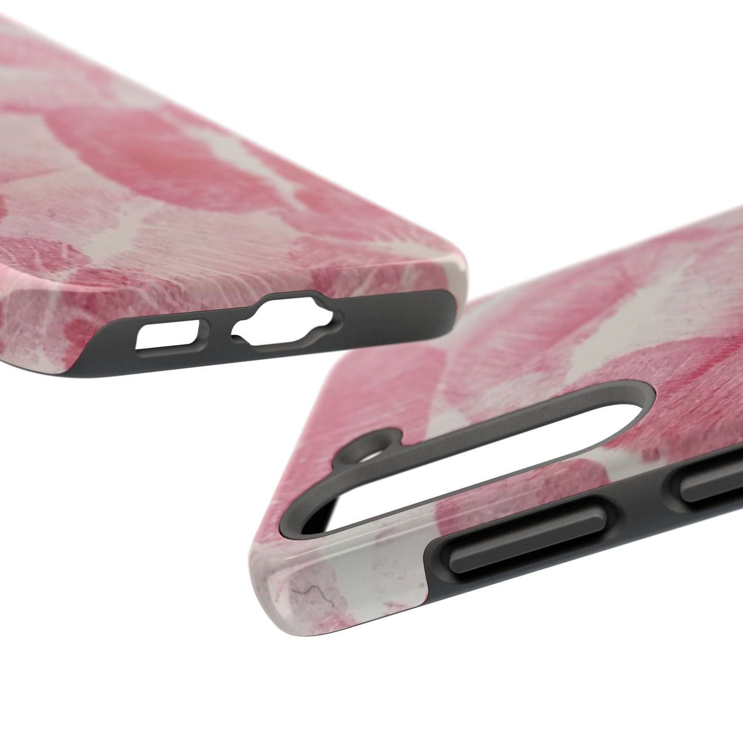 Pink Kiss Lipstick Fashion Aesthetic Glossy Phone Case