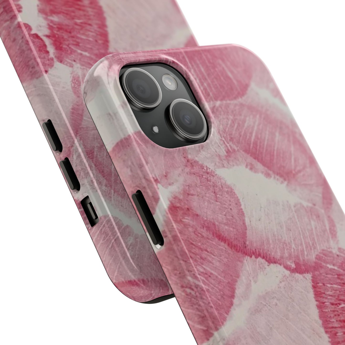 Pink Kiss Lipstick Fashion Aesthetic Glossy Phone Case