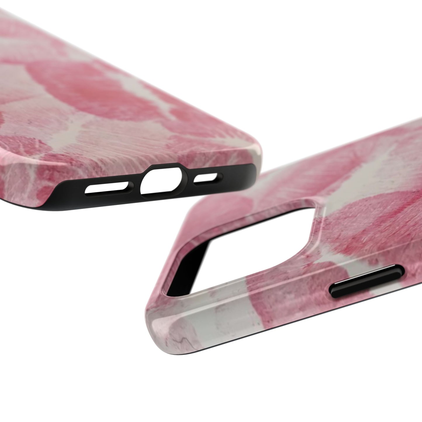 Pink Kiss Lipstick Fashion Aesthetic Glossy Phone Case