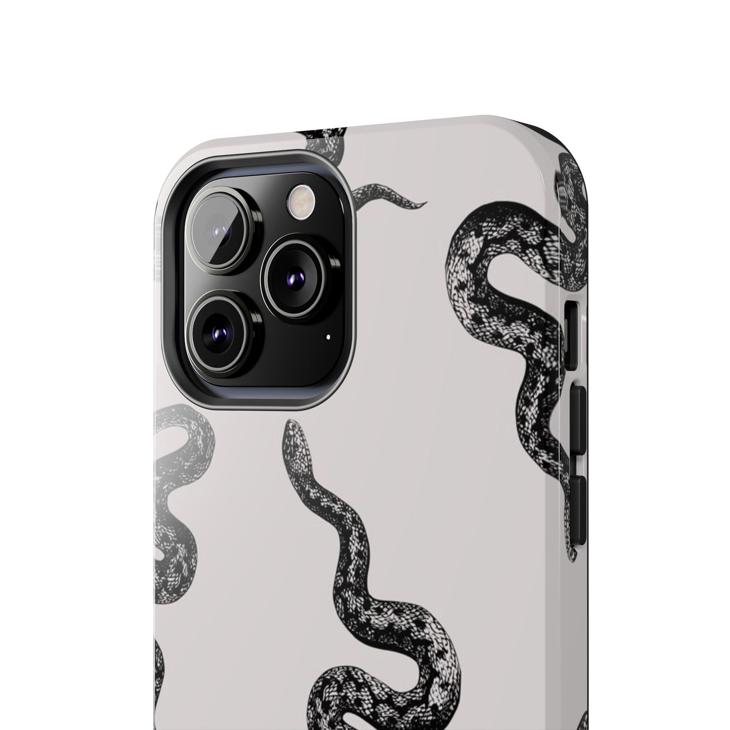 Snake Print Aesthetic Glossy Phone Case
