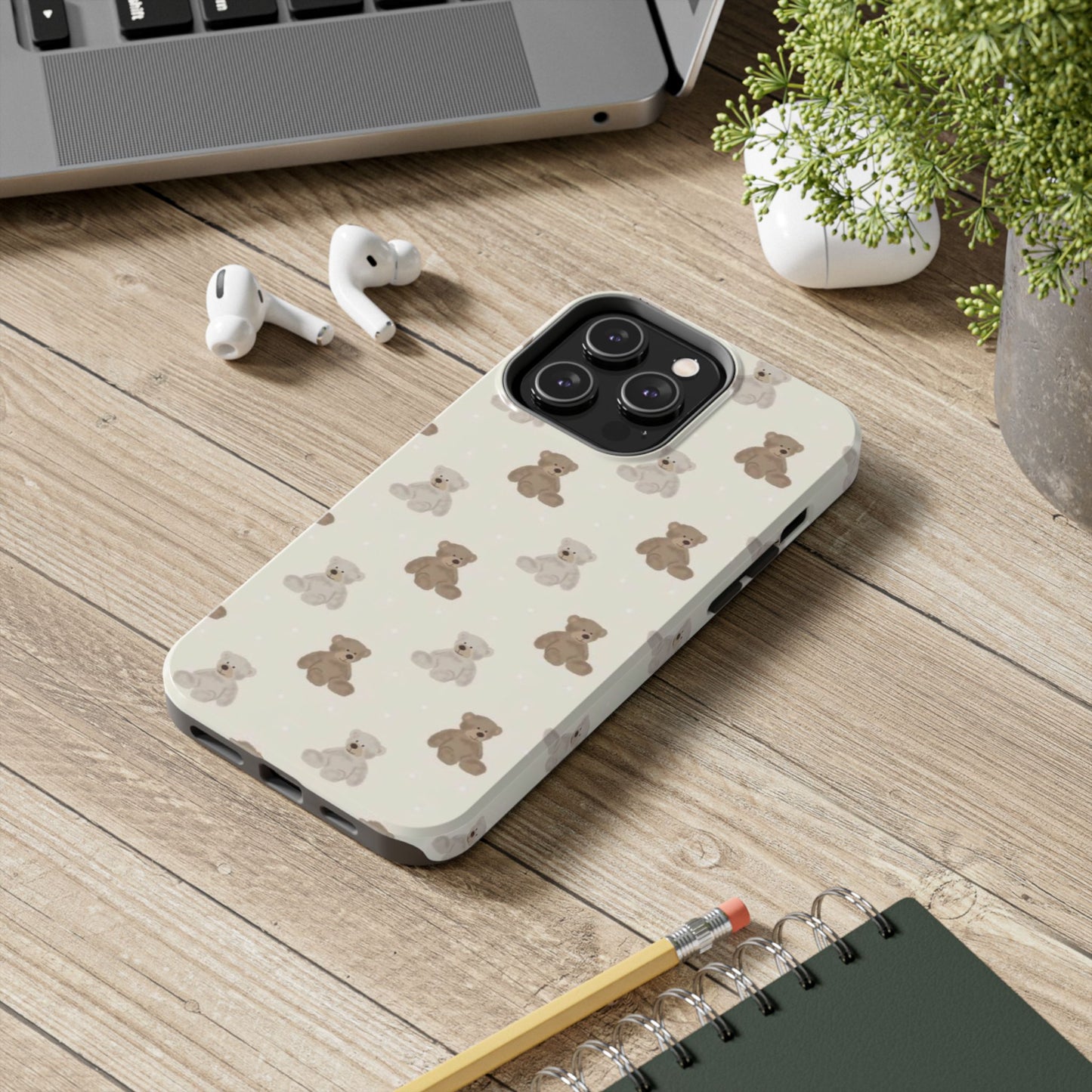 Teddy Bear Glossy Phone Case