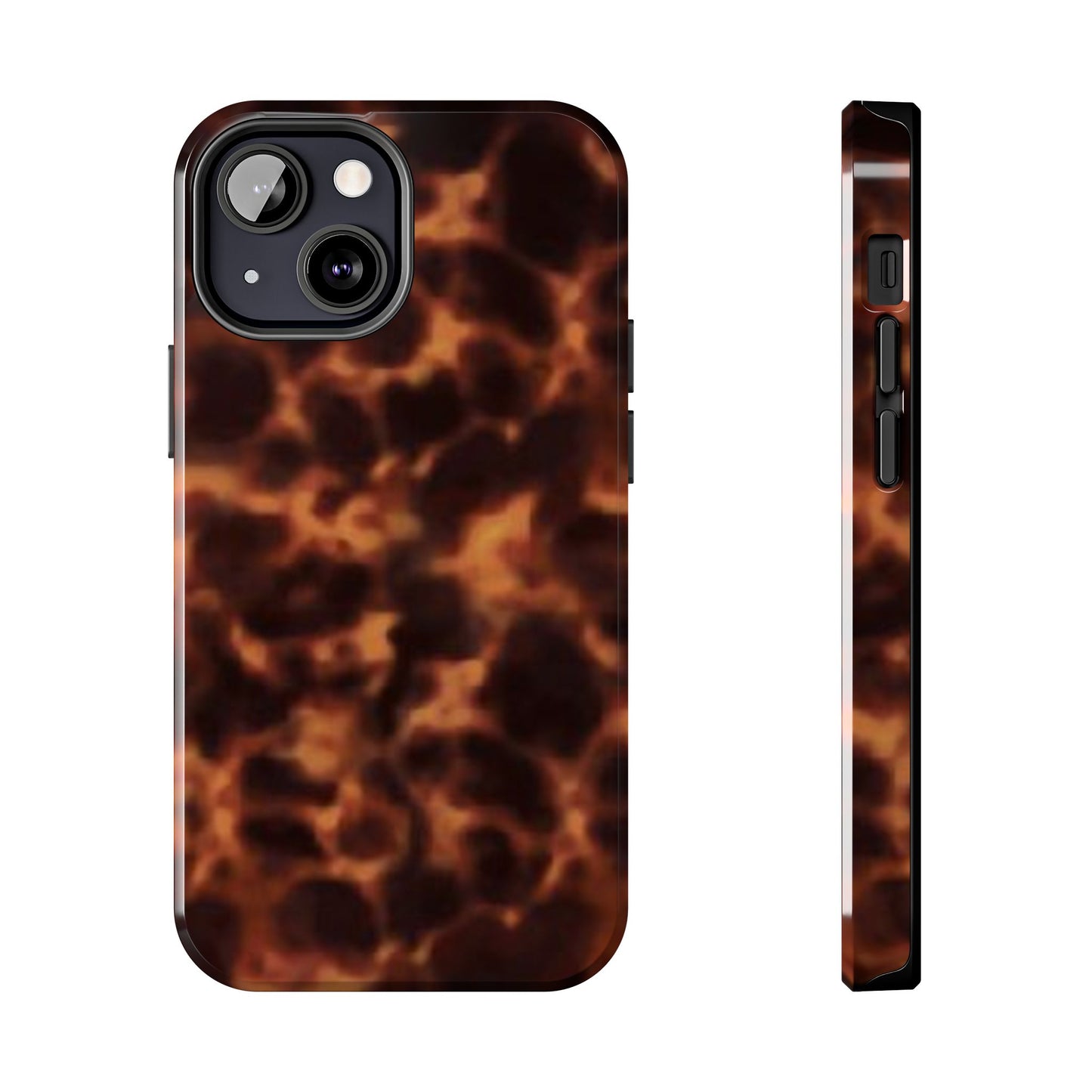 Tortoise Shell Glossy Phone Case,  Cool Girl Aesthetic