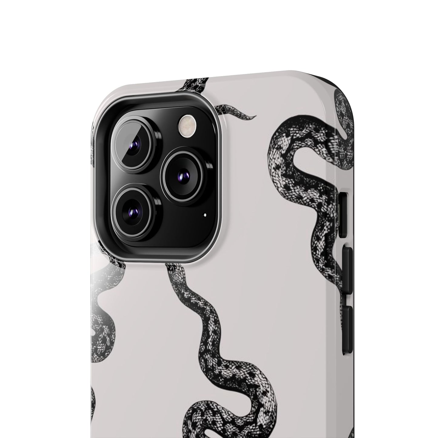 Snake Print Aesthetic Glossy Phone Case