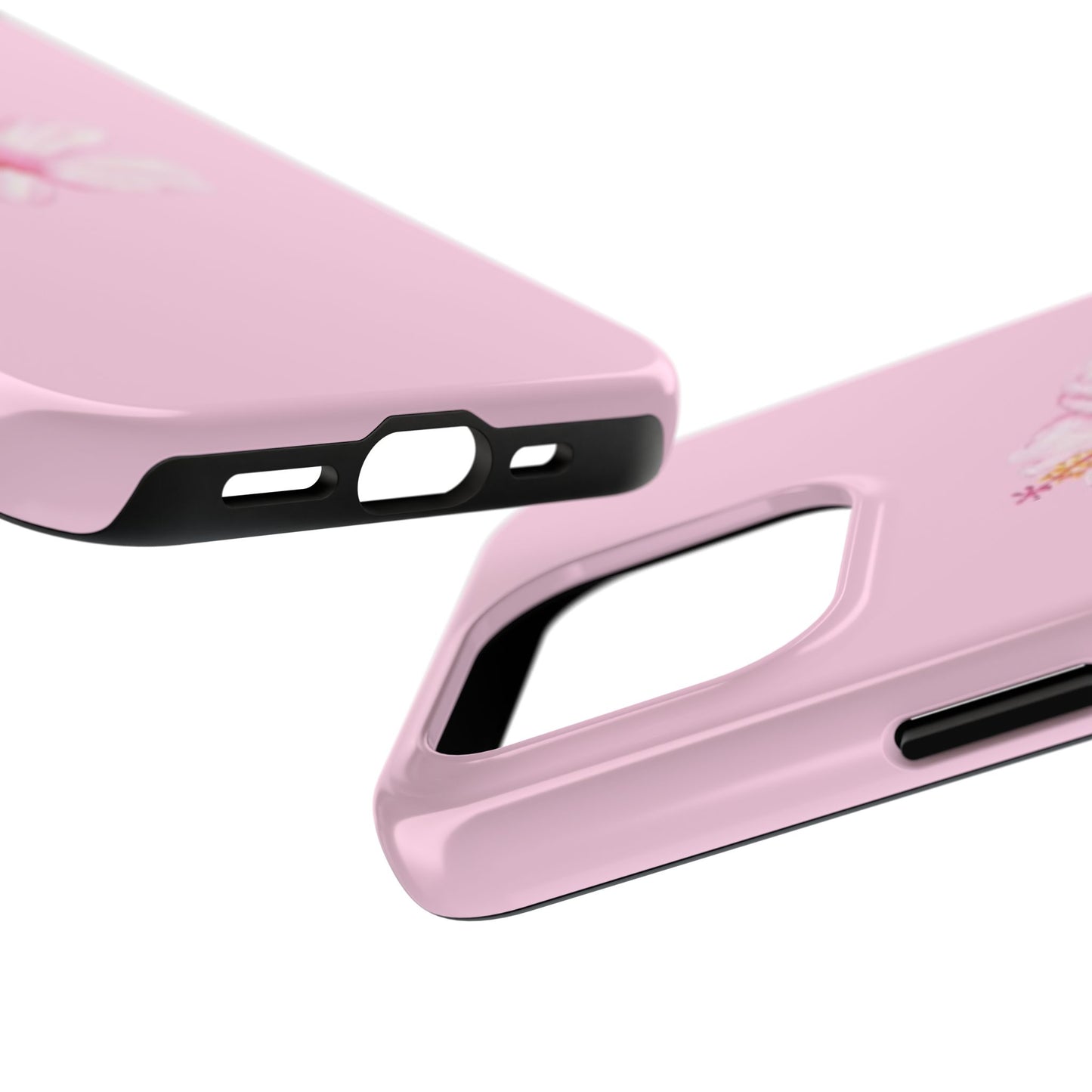 Hibiscus Flower Phone Case, Pink, Tropical, Hawaiin, Clean Girl Aesthetic, Preppy, Glossy Phone Case