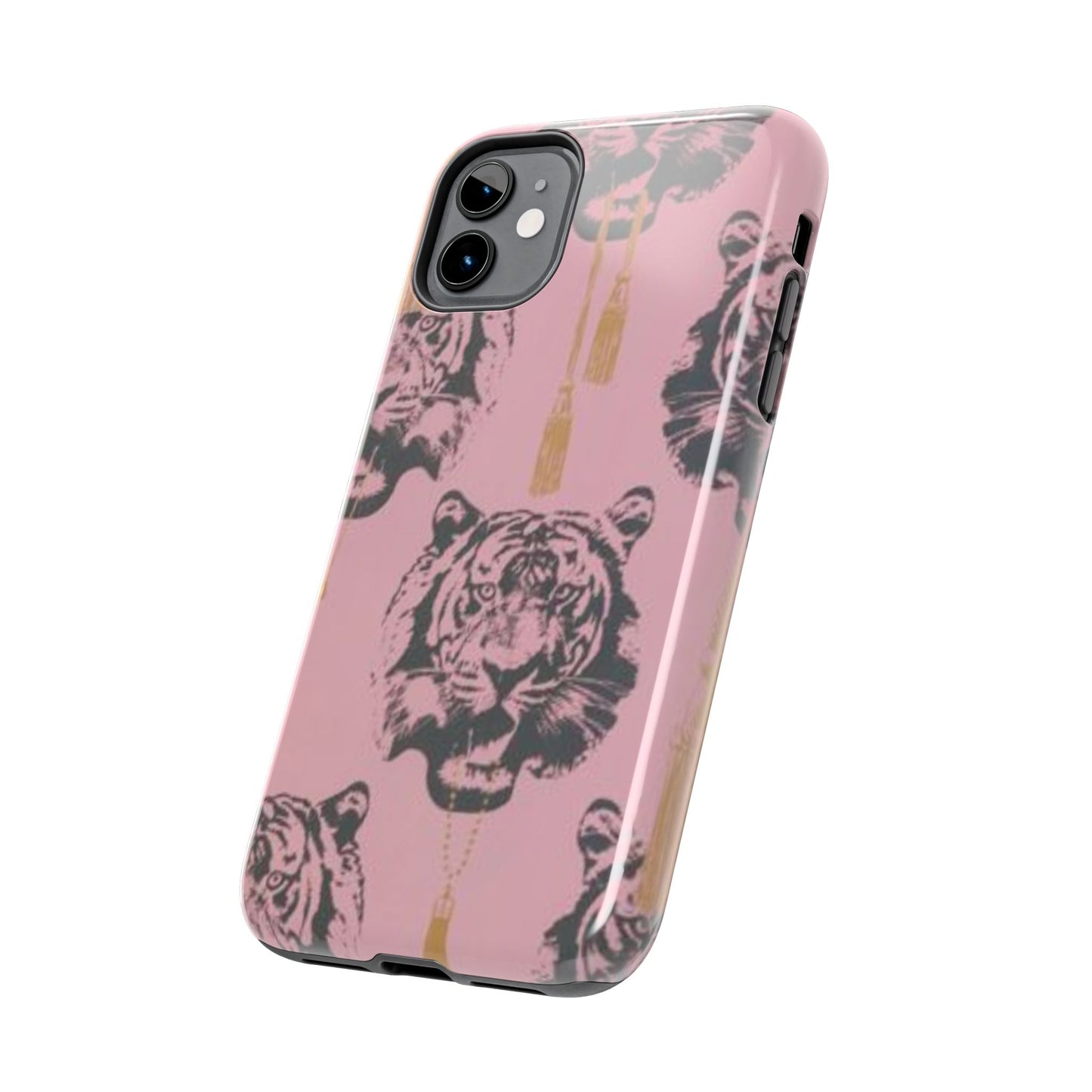Pink Tiger Print Fashion Phone Case