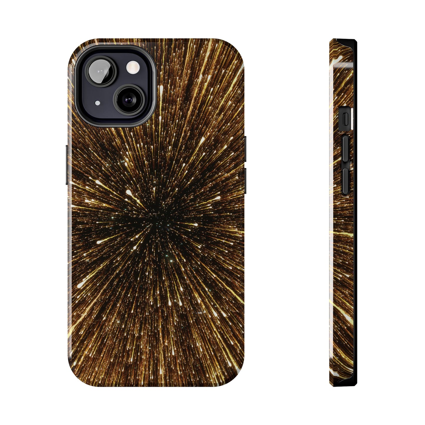 Star Burst Gold Galaxy Phone Case