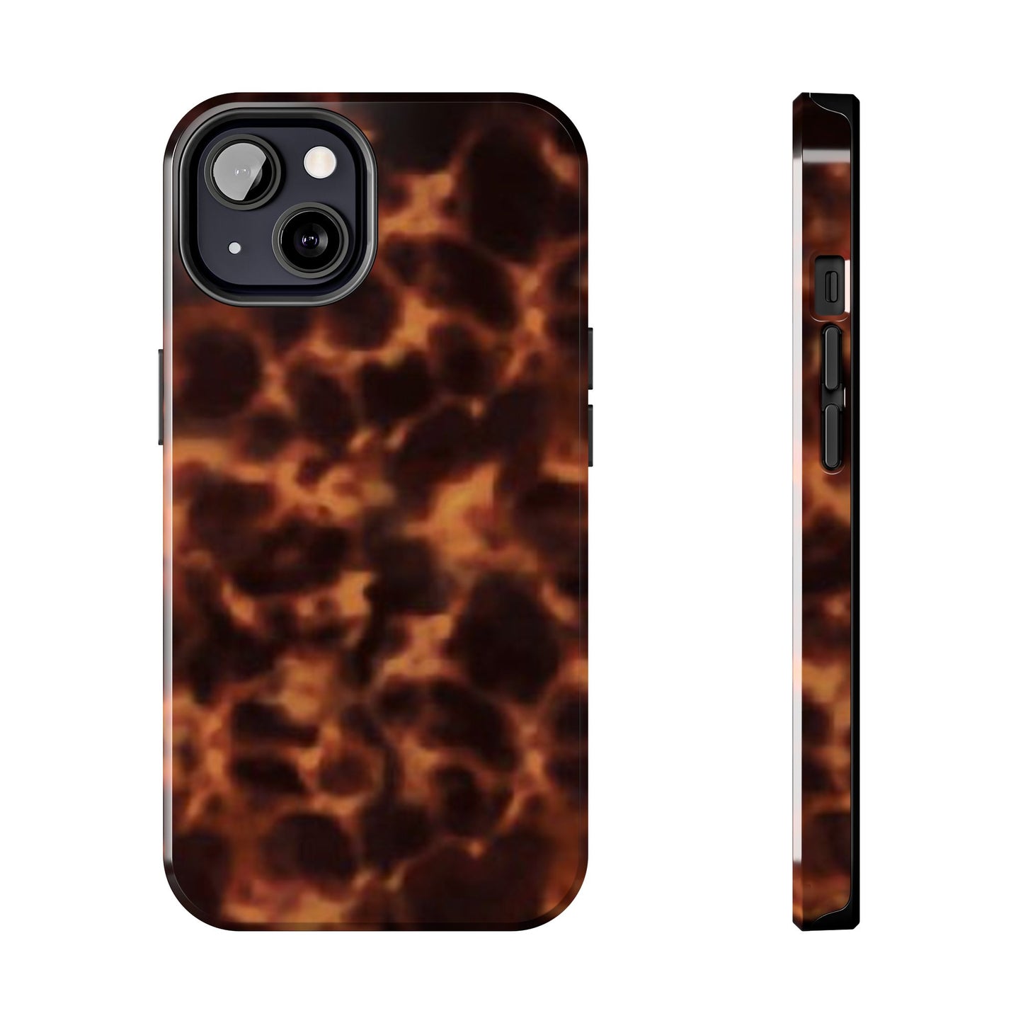 Tortoise Shell Glossy Phone Case,  Cool Girl Aesthetic