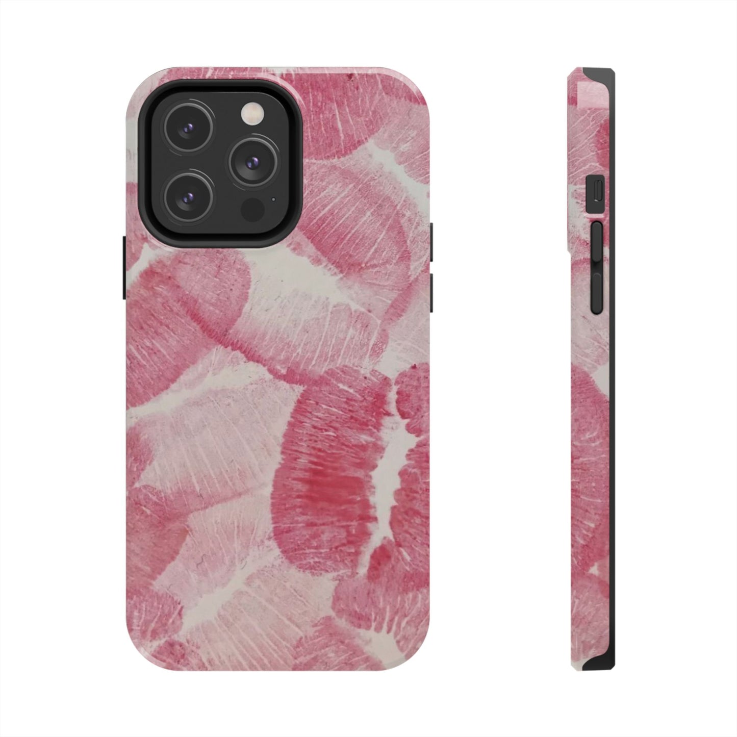 Pink Kiss Lipstick Fashion Aesthetic Glossy Phone Case
