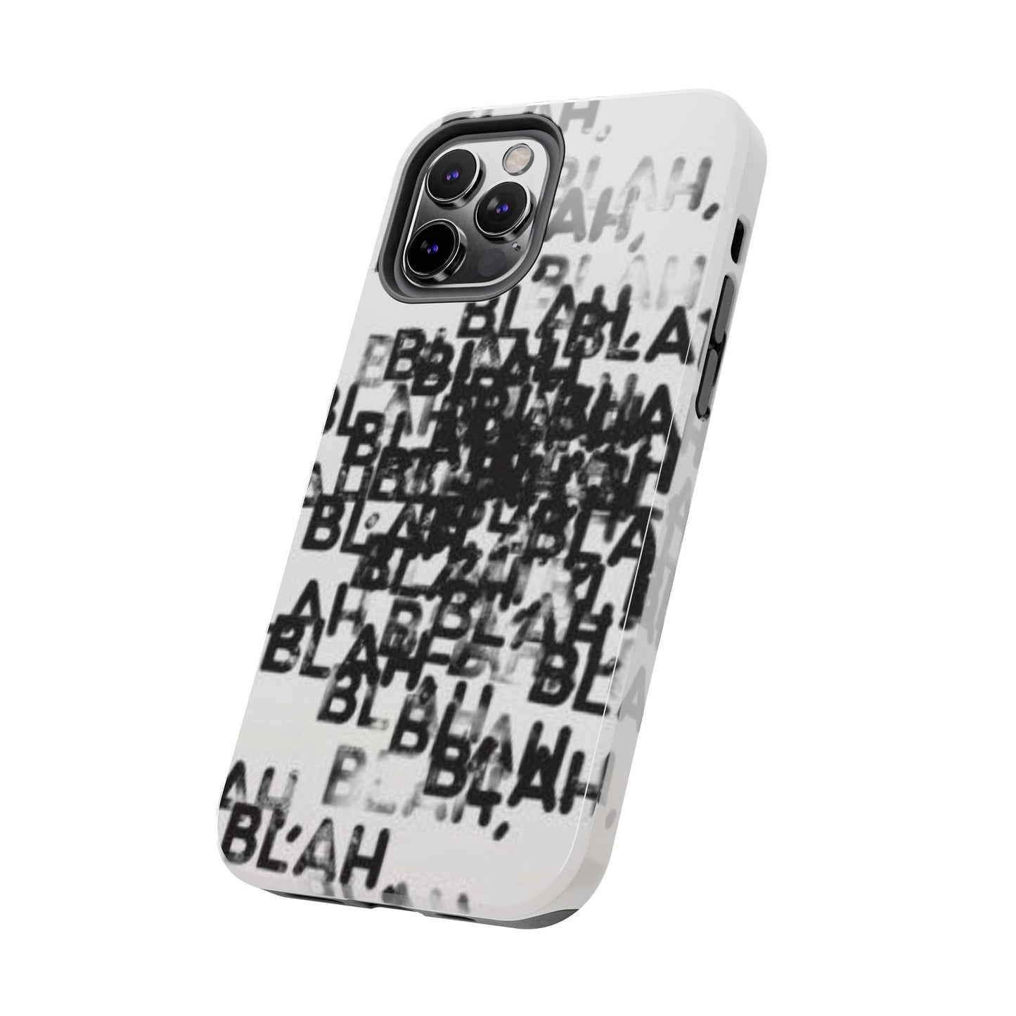 Blah Blah Blah Print Phone Case