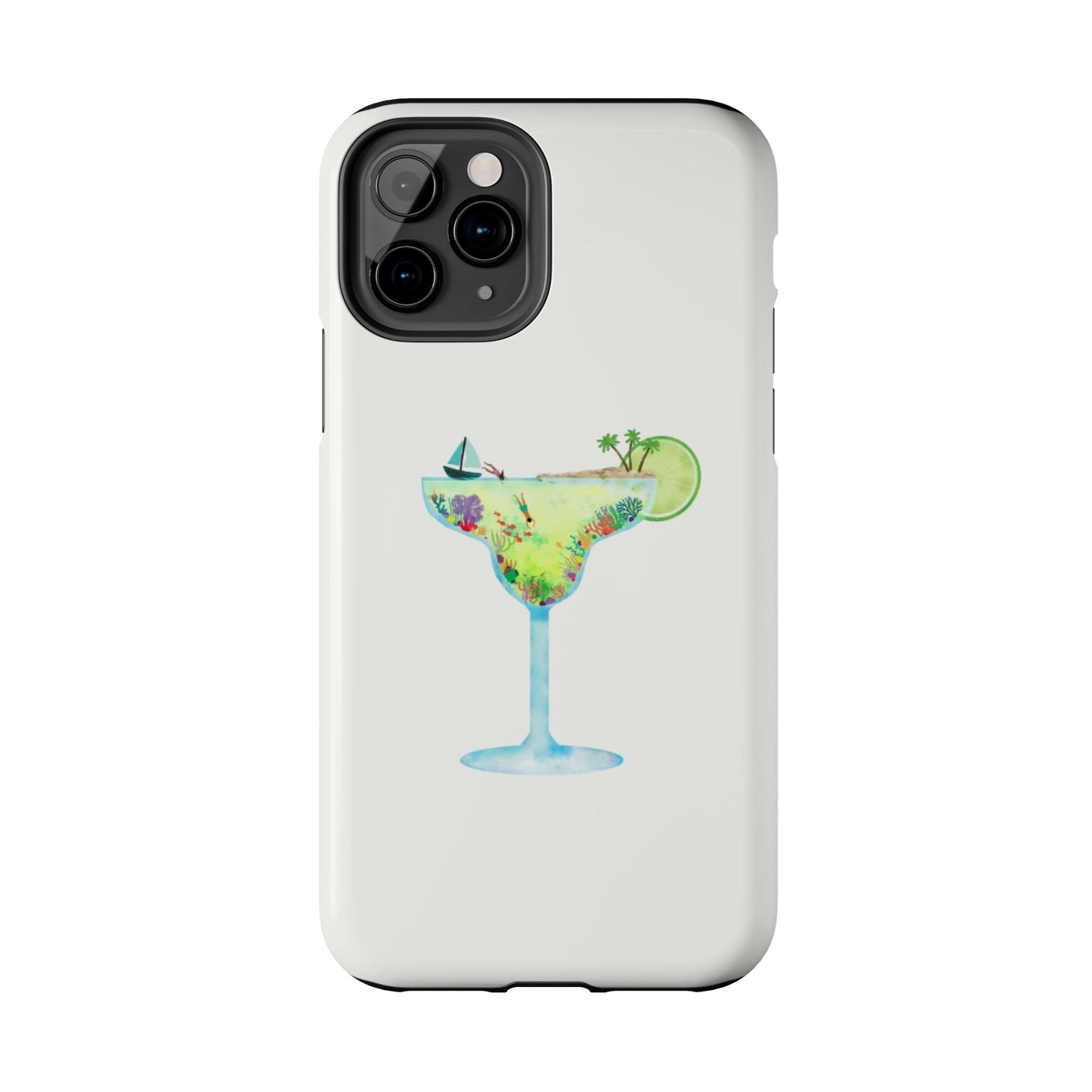 Glossy Phone Case, Summer Phone Case, Cute, Glossy Phone Case, Coastal Summer