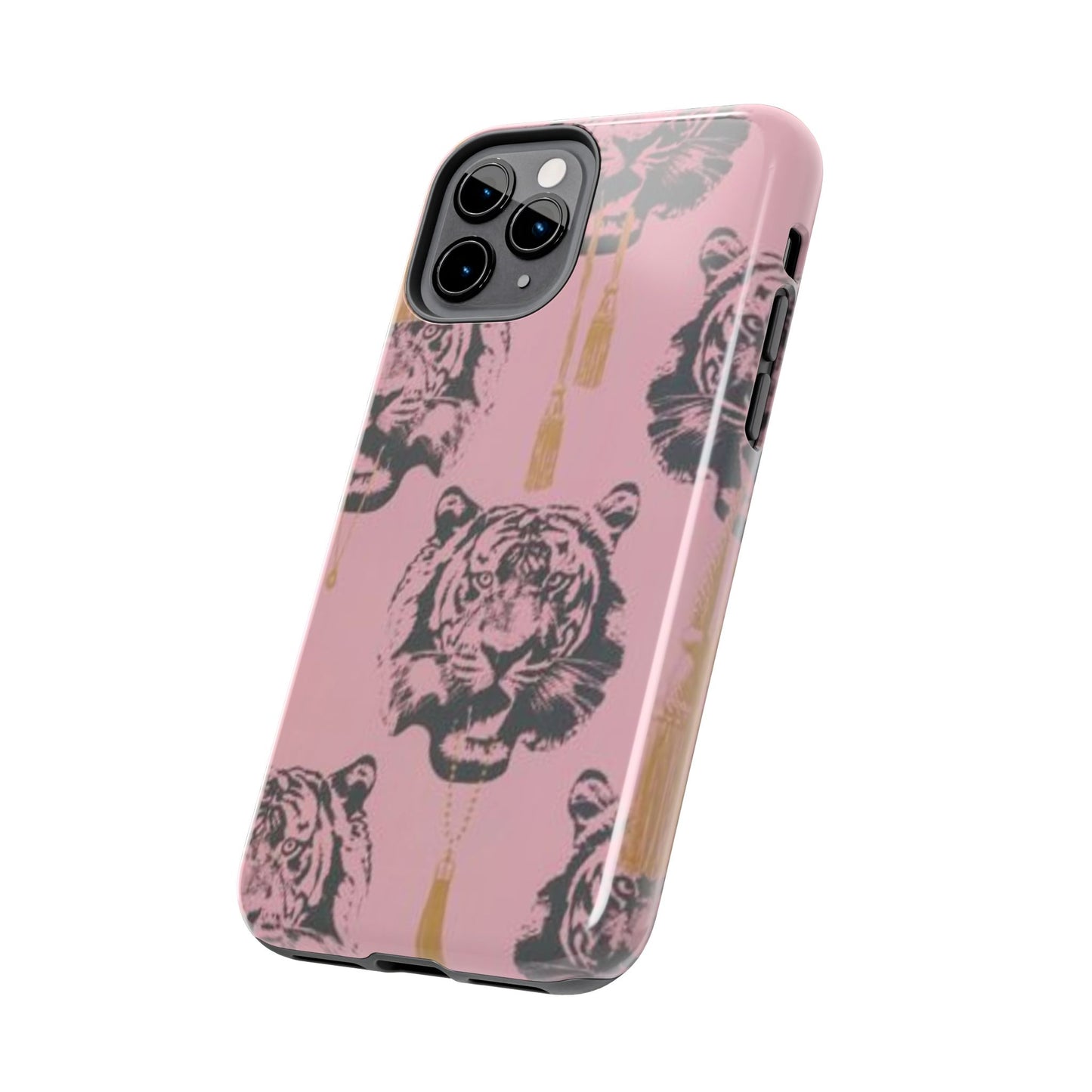 Pink Tiger Print Fashion Phone Case