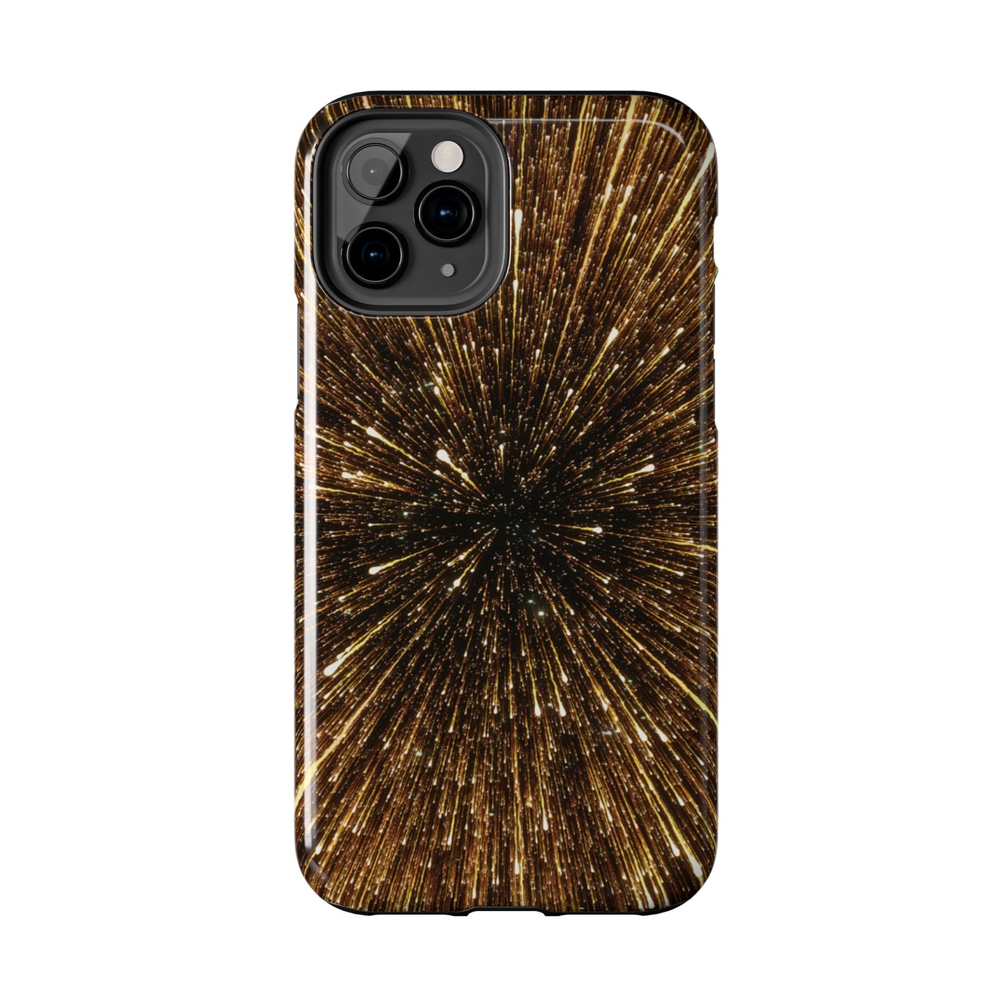 Star Burst Gold Galaxy Phone Case