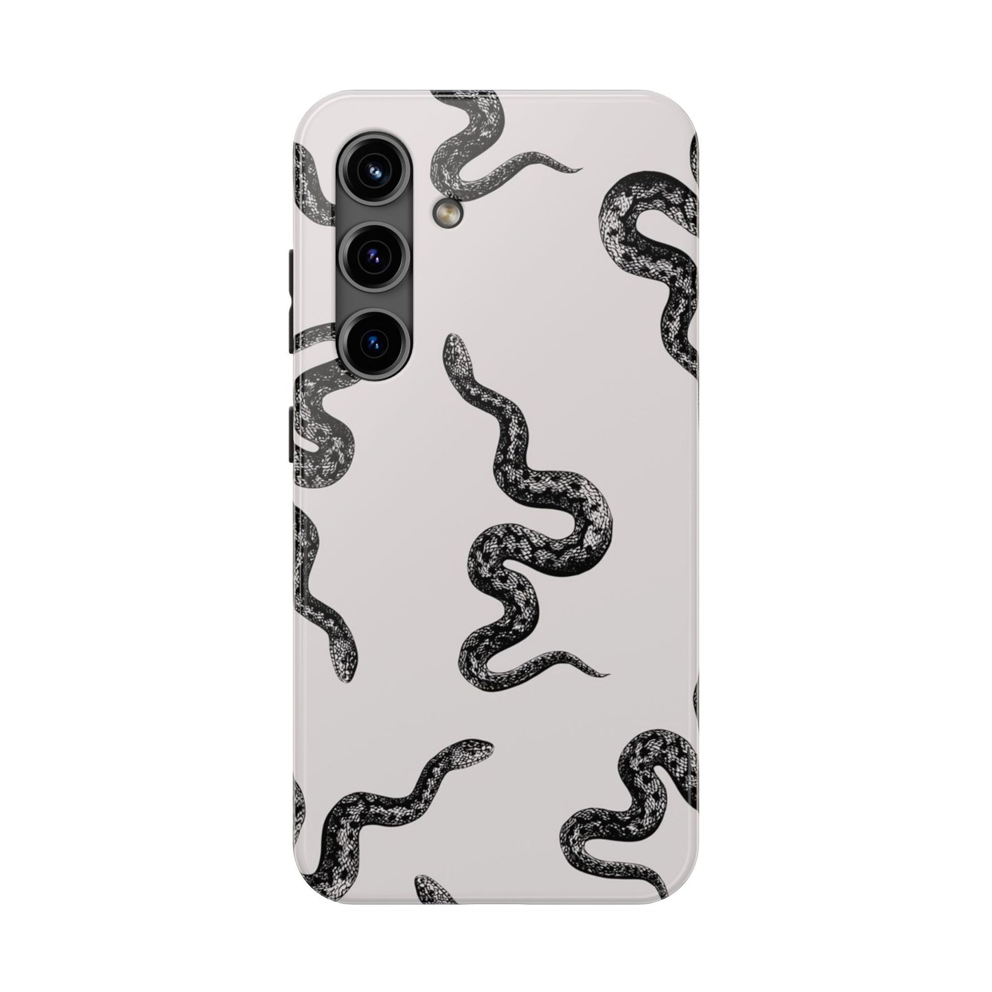 Snake Print Aesthetic Glossy Phone Case