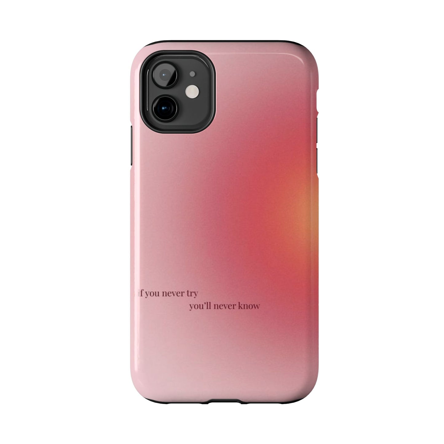 If You Never Try You’ll Never Know Phone Case
